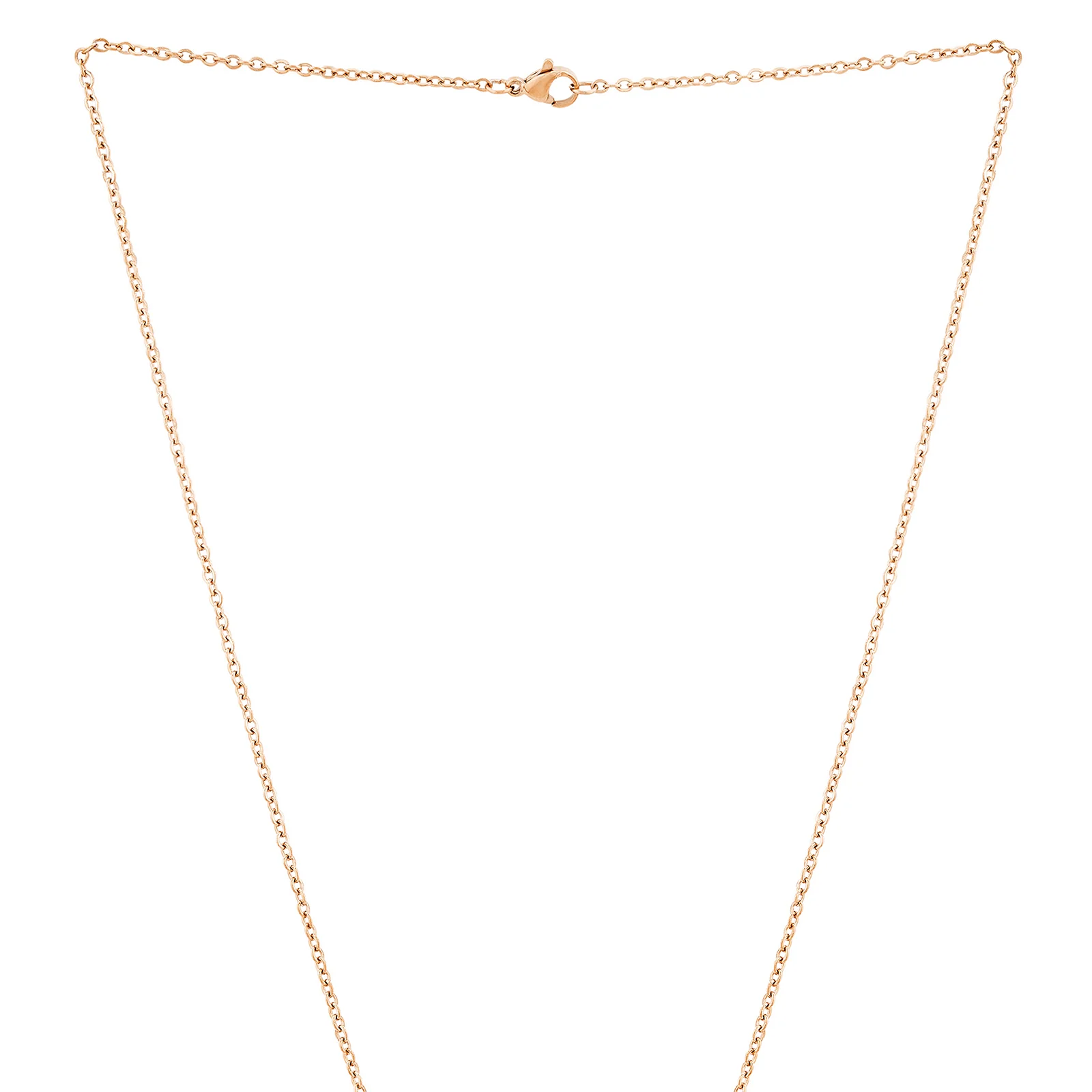 11:11 Rose Gold Women's Round Mantra Necklace - Image 4