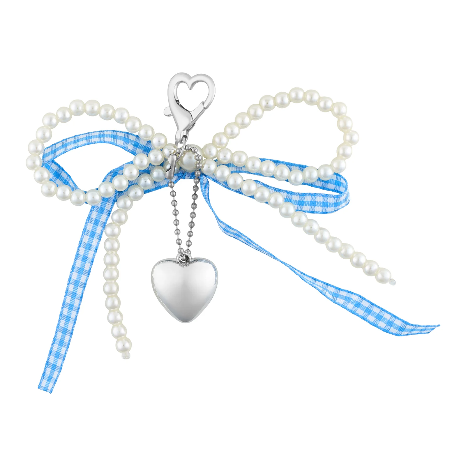 A Bow-Crush Blue Bag Charm - Image 4