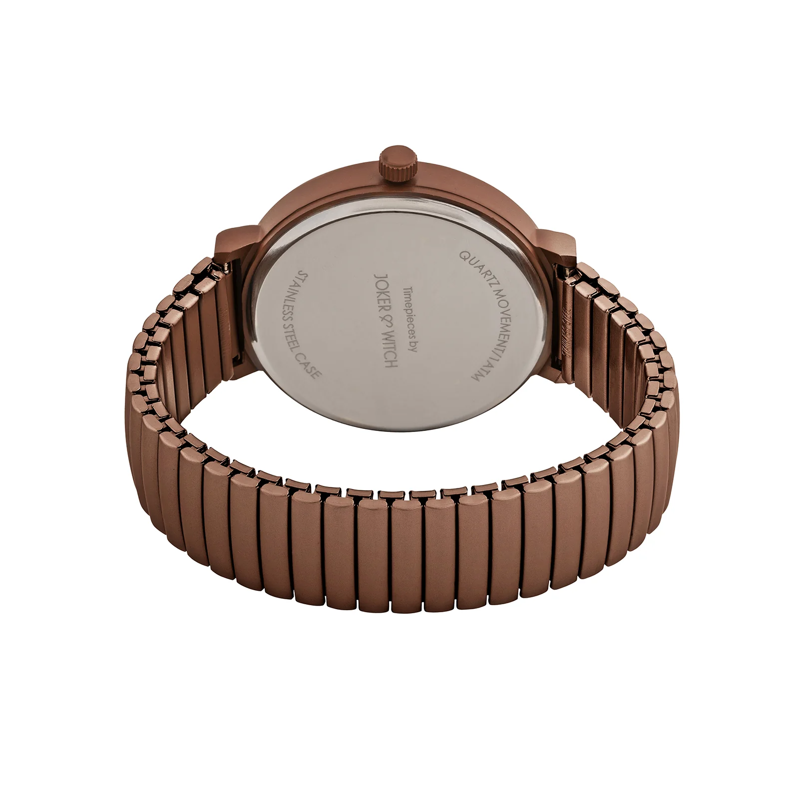 Airo Brown Large Dial Linked Chain Strap Men's Watch - Image 6
