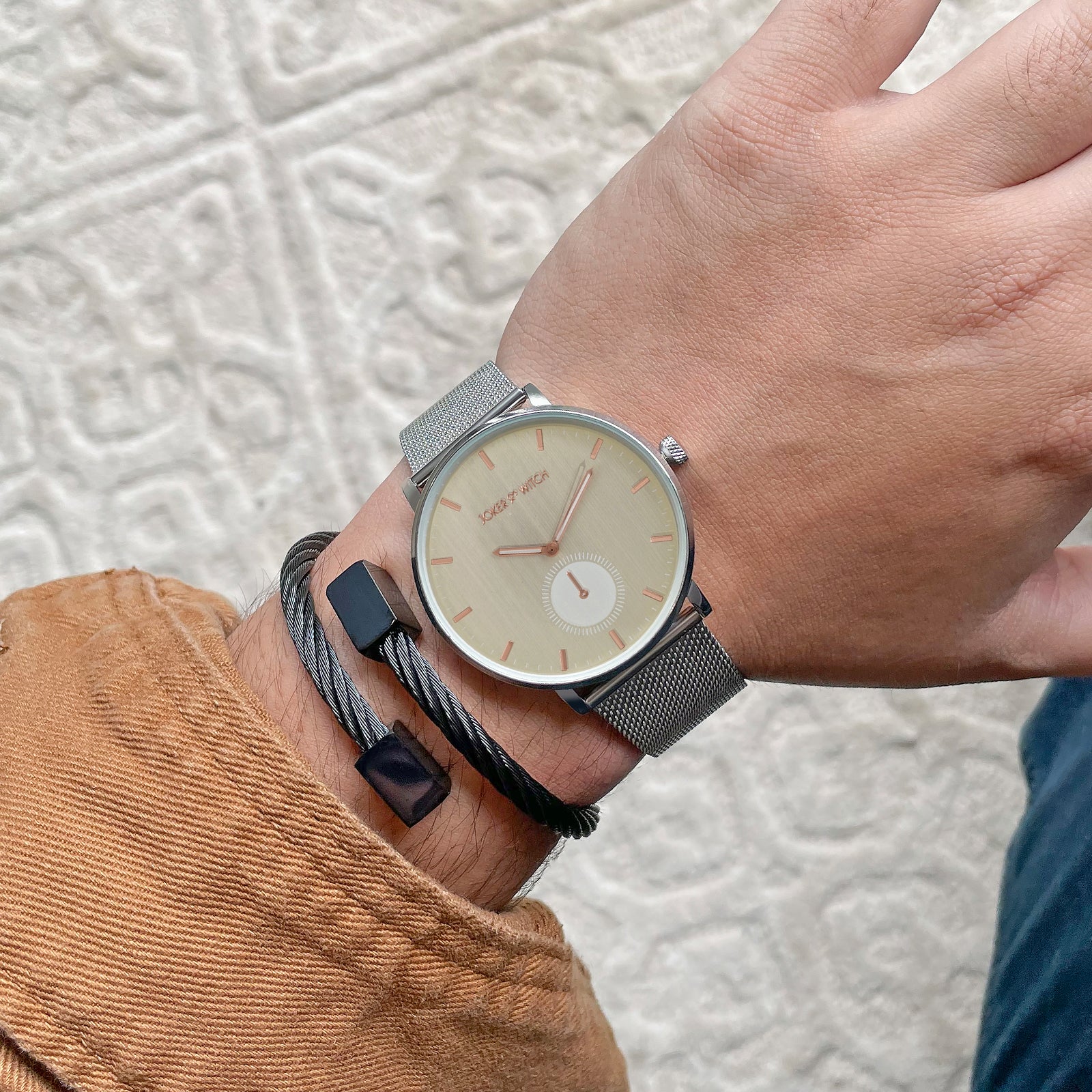 Alecto Men's Watch Bracelet Stack