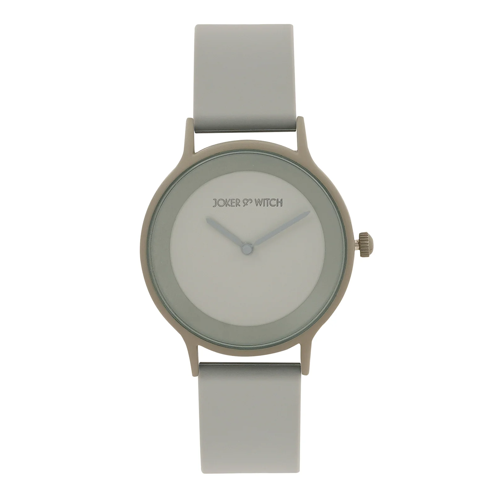 Alpine Grey Large Dial Silicone Strap Unisex Watch