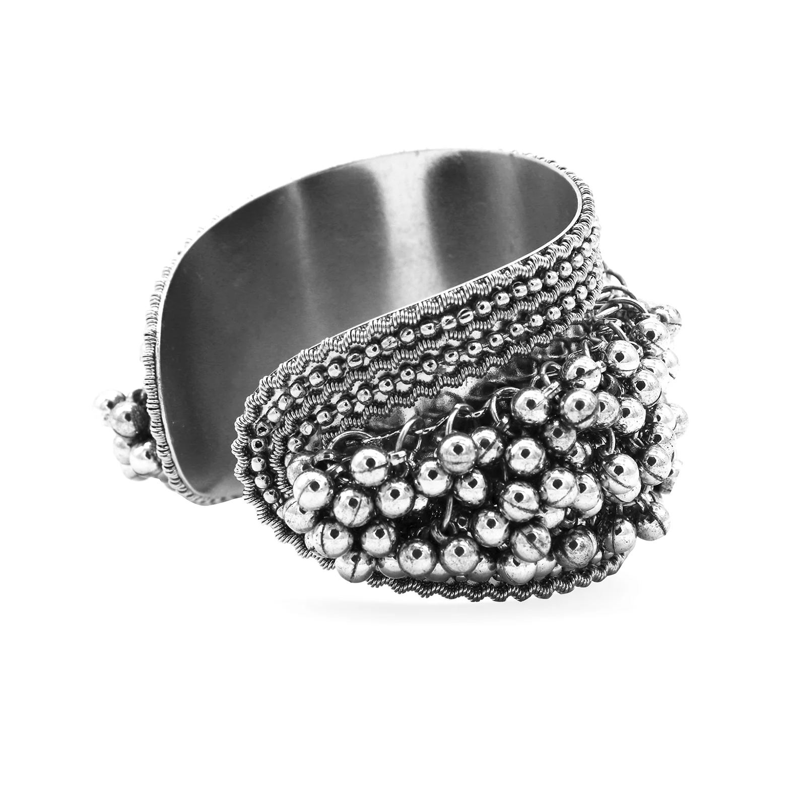 Amisha Silver Oxidized Ghungroo Jewelry Gift Set - Image 5