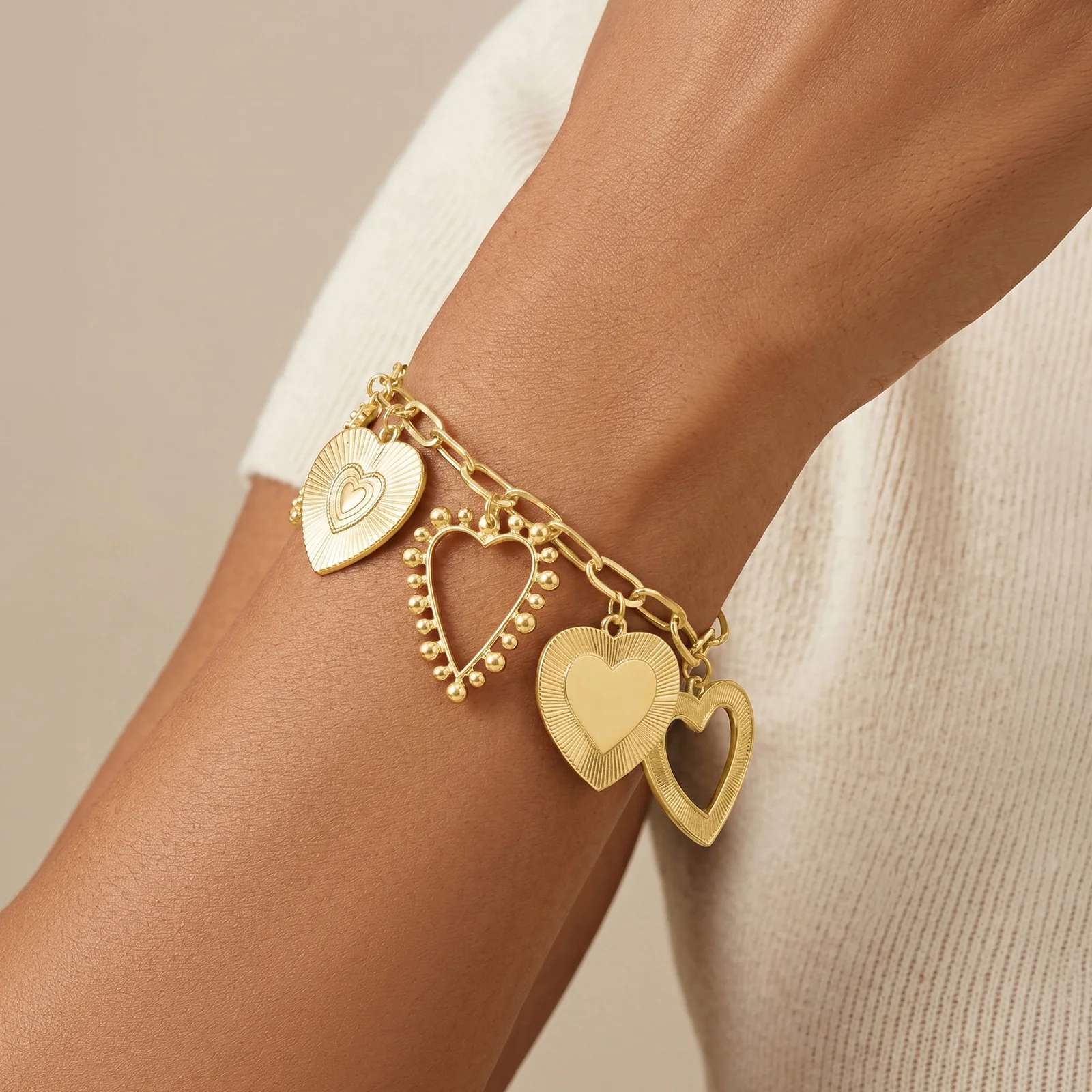 Amorette Gold Love Bracelet - Image 2