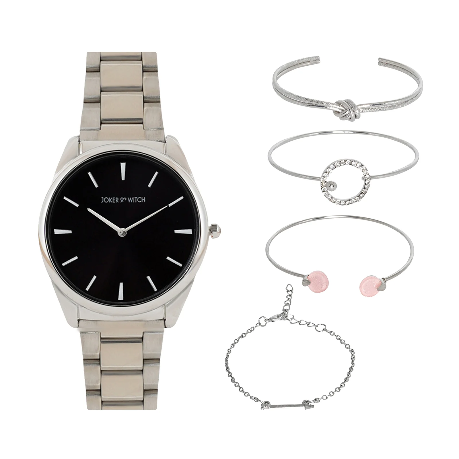 Andrina Silver Watch Bracelet Stack - Image 2