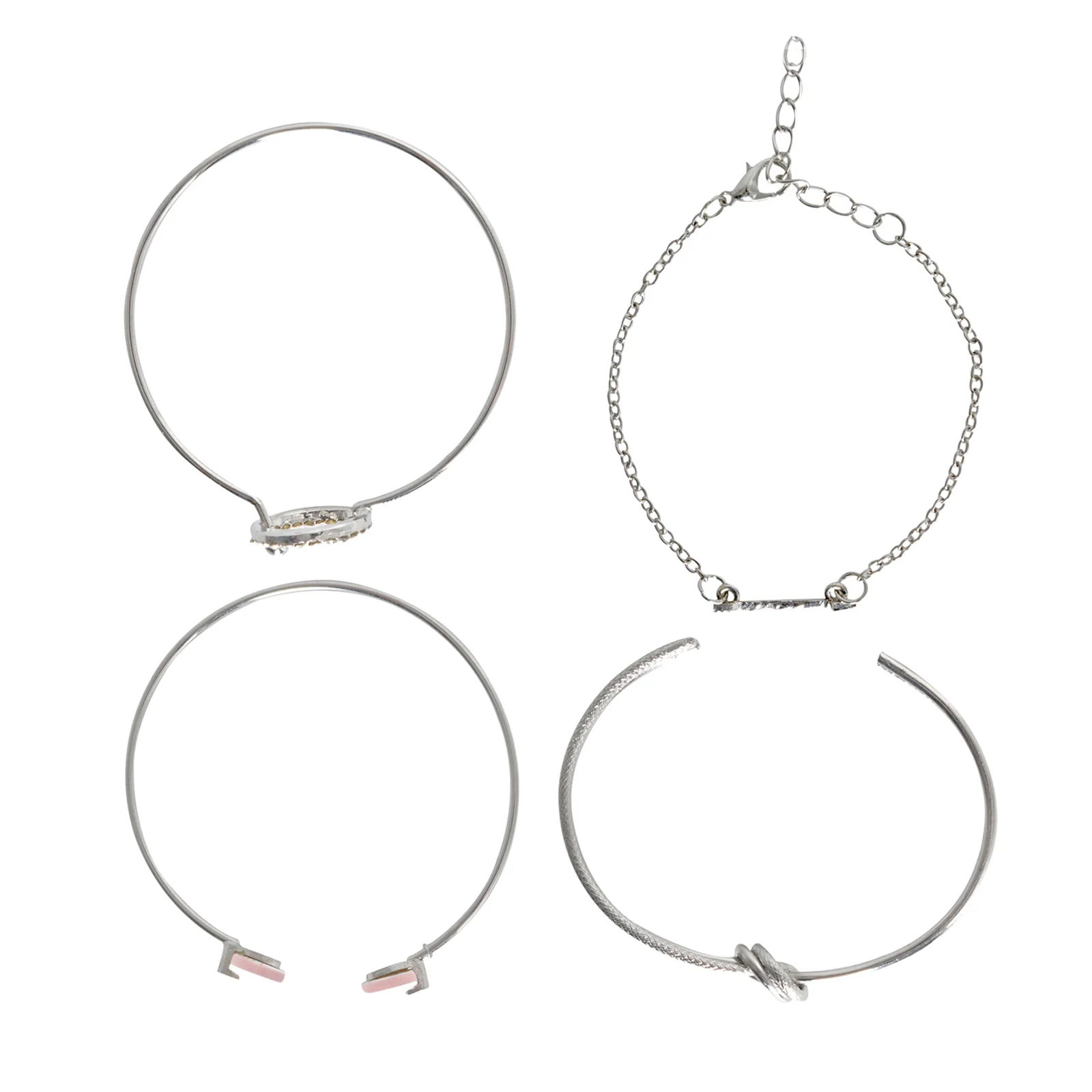 Andrina Silver Watch Bracelet Stack - Image 7
