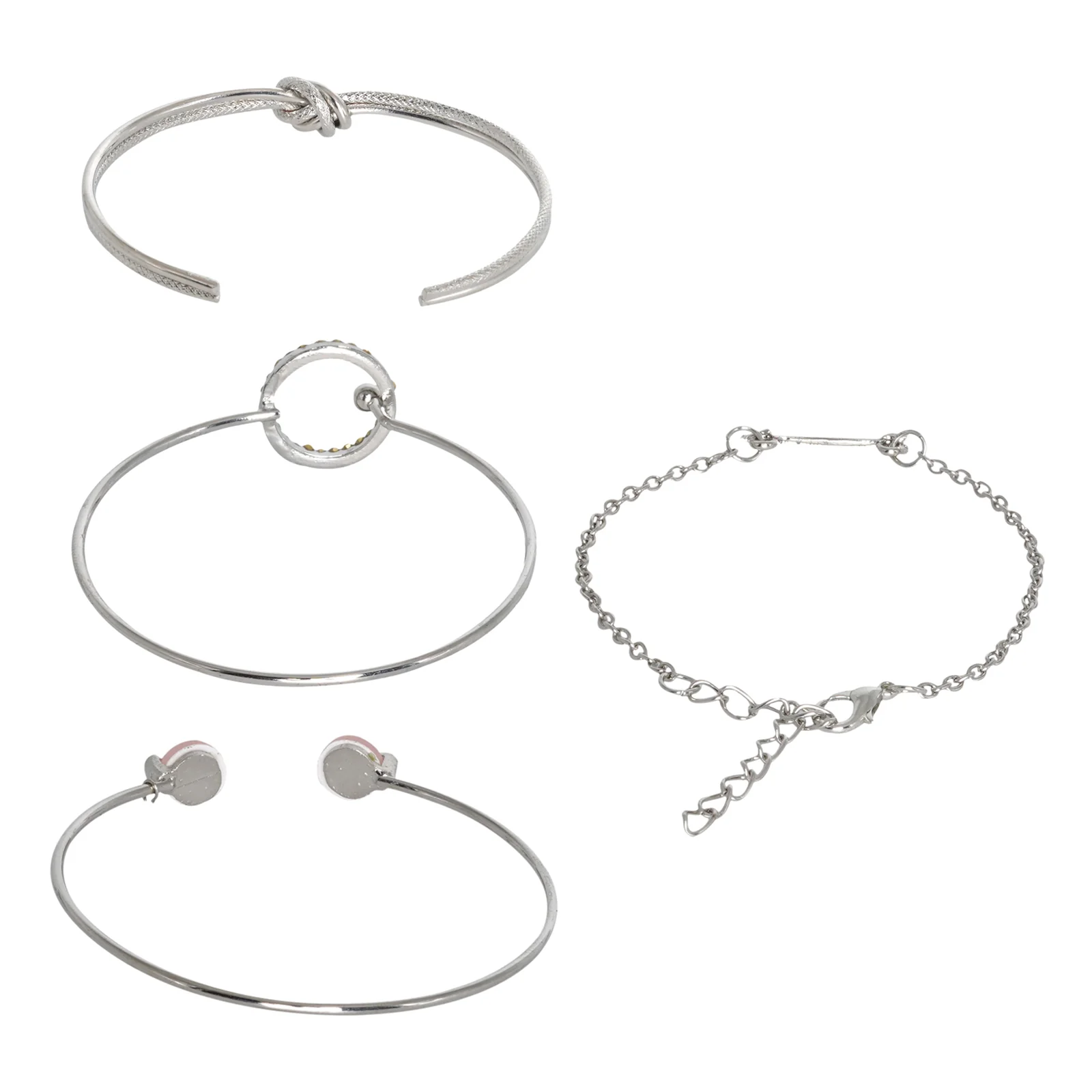 Apollo Silver Set of 4 Bracelets - Image 3
