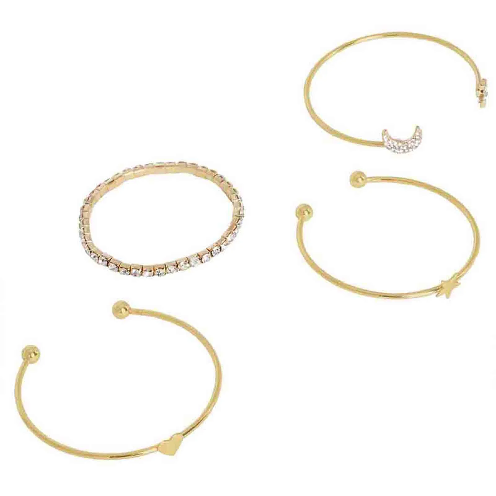 Aramina Gold Watch Bracelet Stack - Image 6