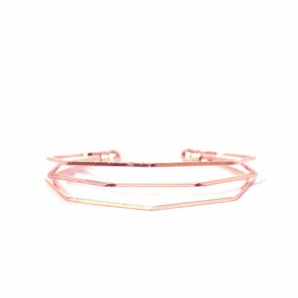 Aria RoseGold Watch Bracelet Stack - Image 4