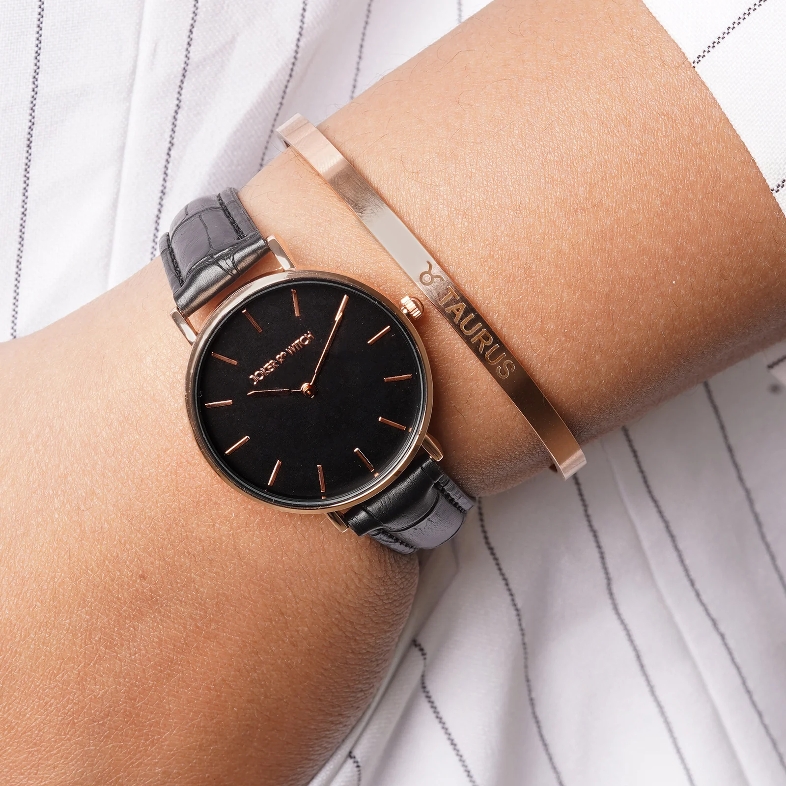 Ariana Taurus Watch Bracelet Stack