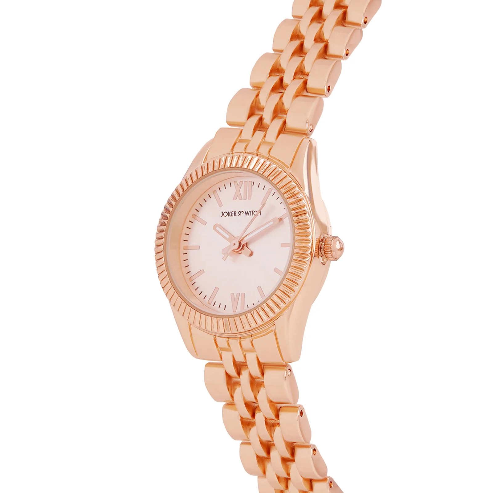 Arina Rose Gold Mini Dial Linked Chain Strap Women's Watch - Image 3