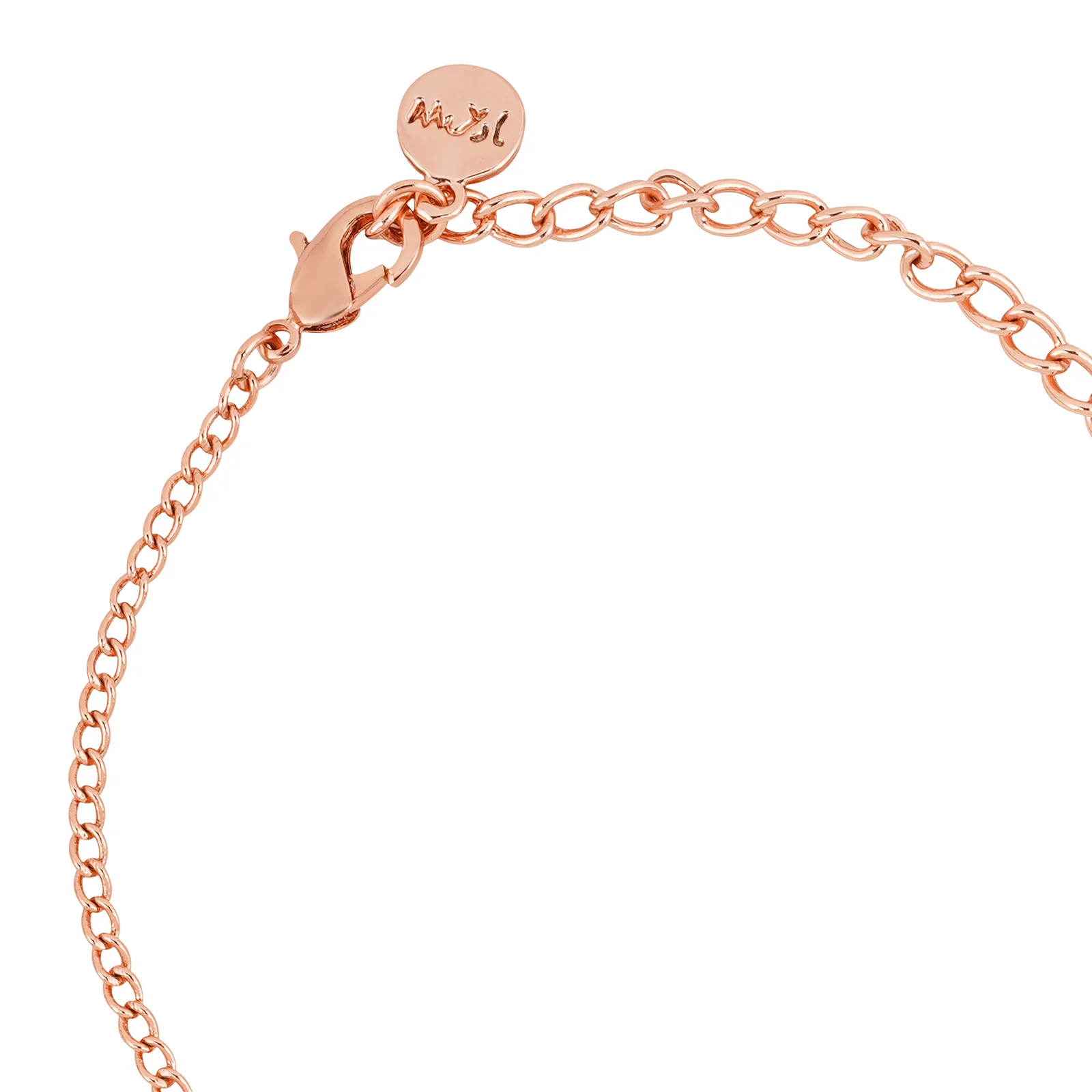 Astral Rhinestone Rose Gold Bracelet Charm - Image 5
