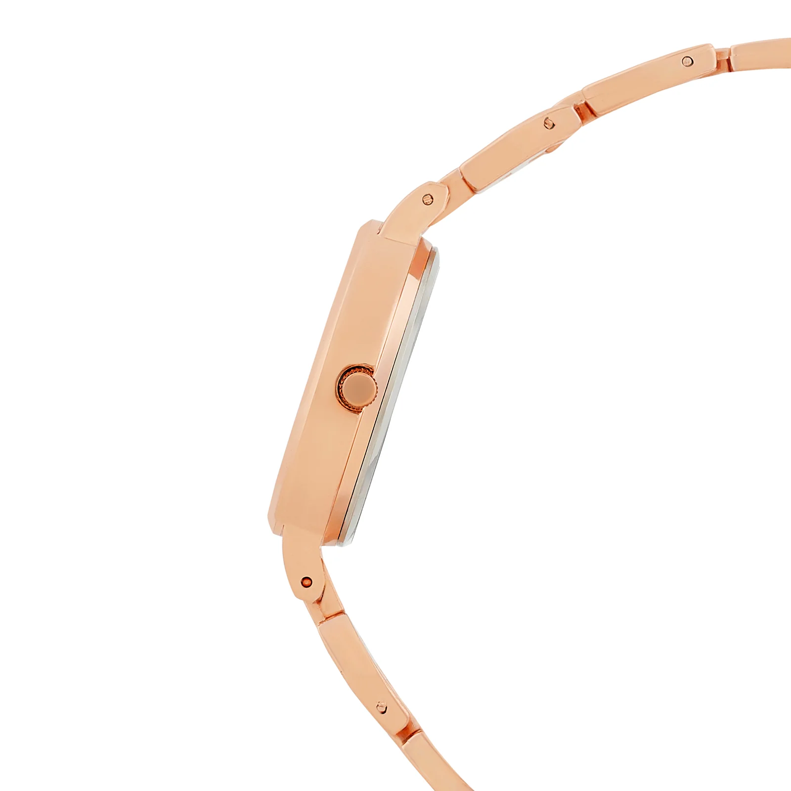 Athens Brown Sunray Medium Dial Rose Gold Bracelet Strap Women's Watch - Image 5