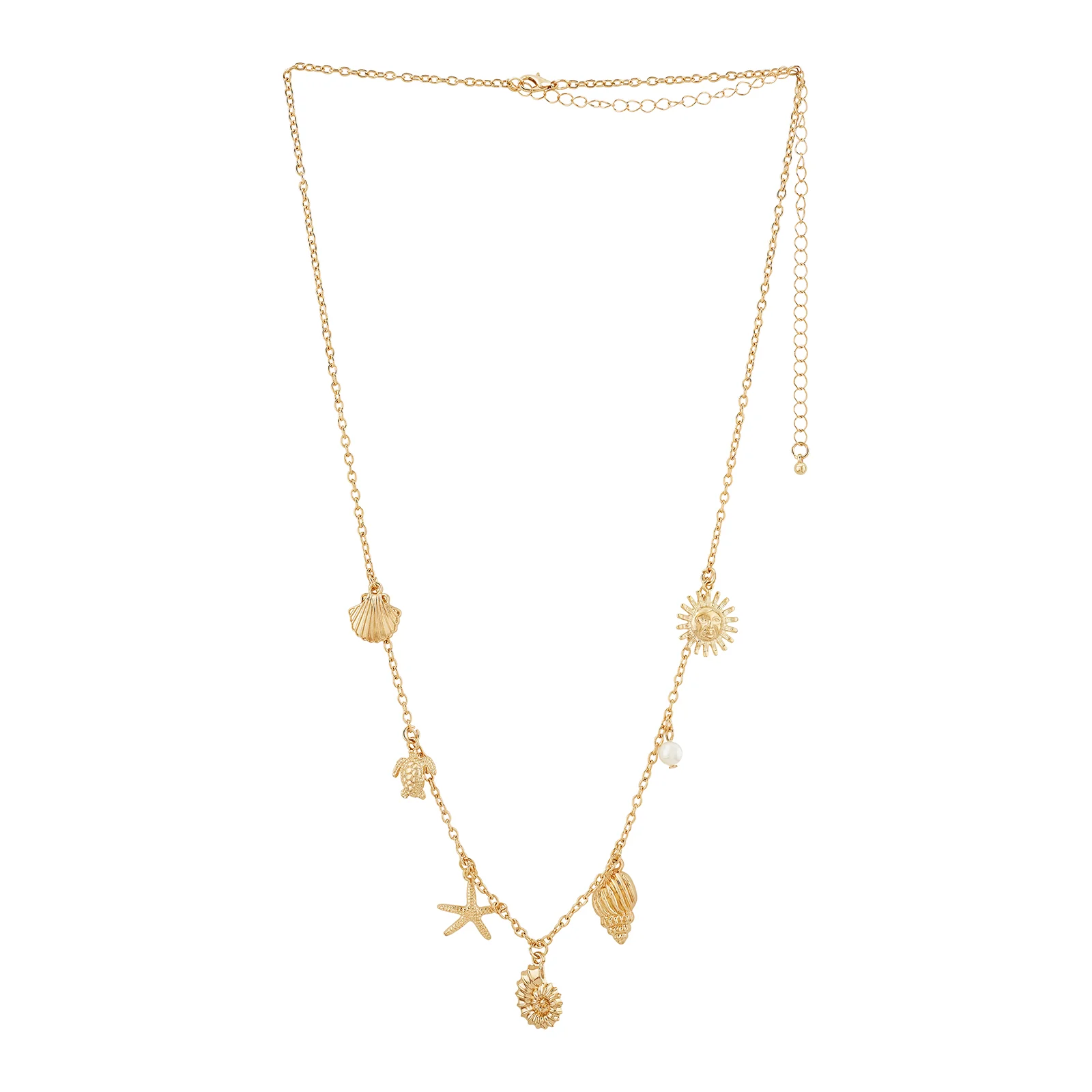 Aveline Gold Seashells Waist Chain - Image 3
