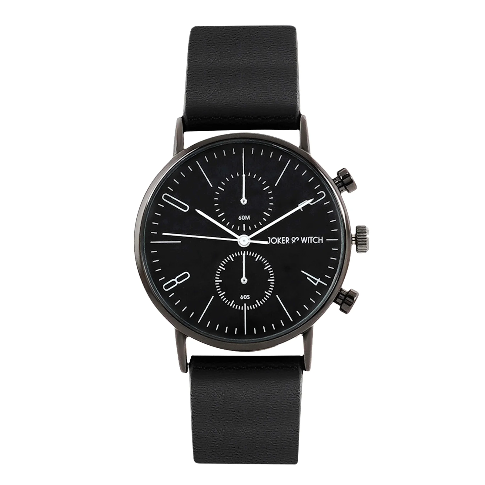Bangkok Black Large Dial PU Strap Men's Watch - Image 3