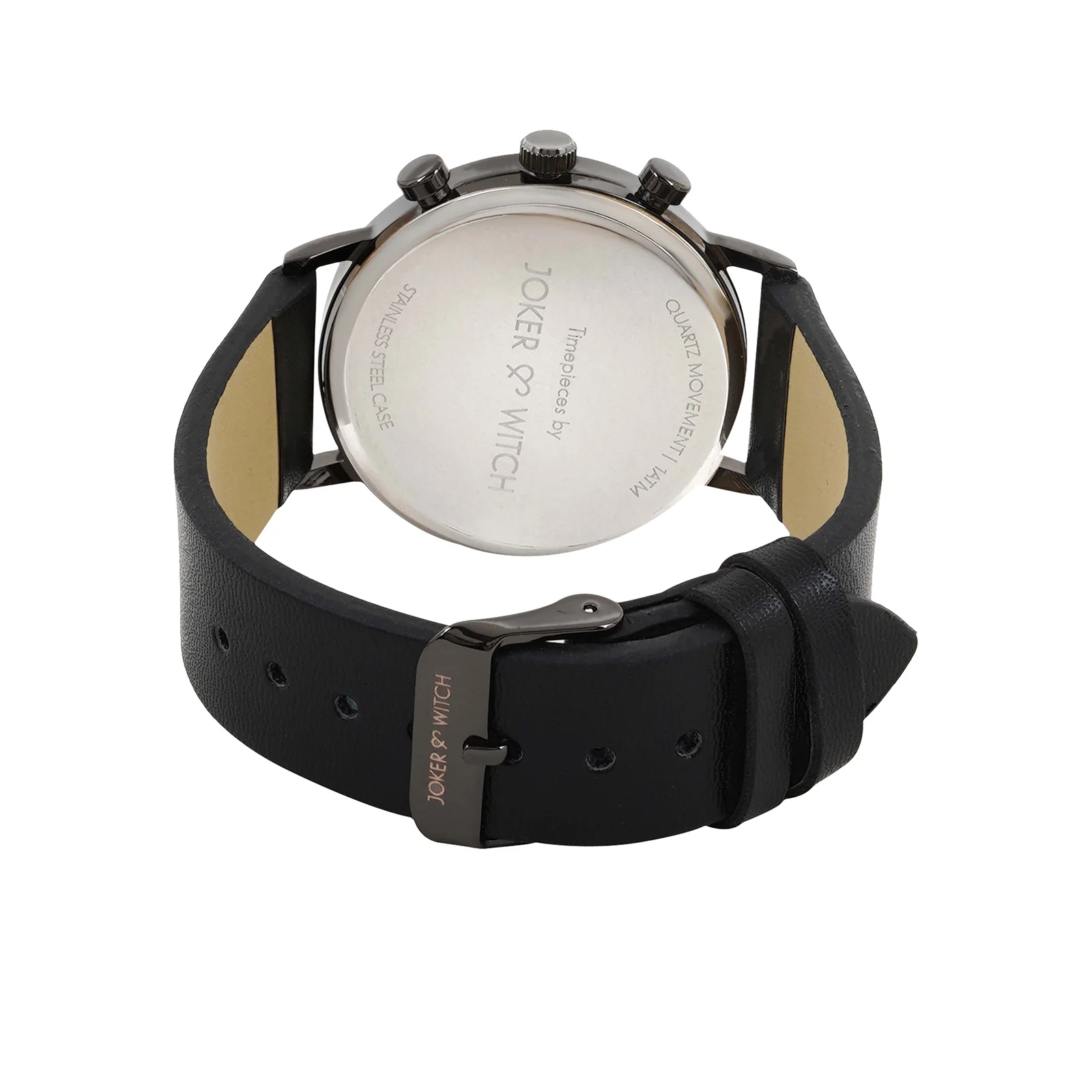 Bangkok Black Large Dial PU Strap Men's Watch - Image 6