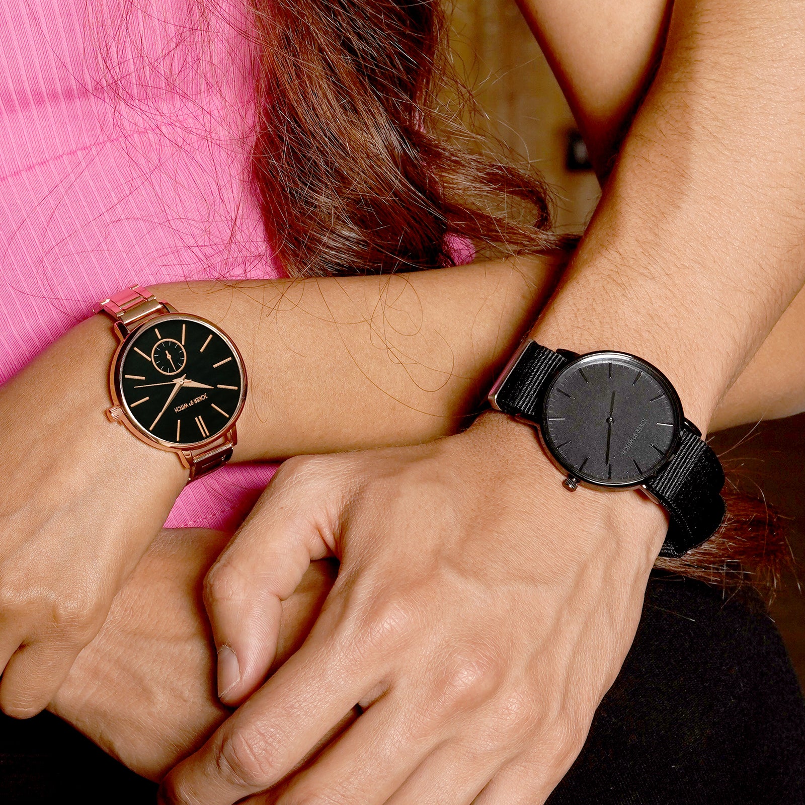 Barney & Valancy Couple Watches