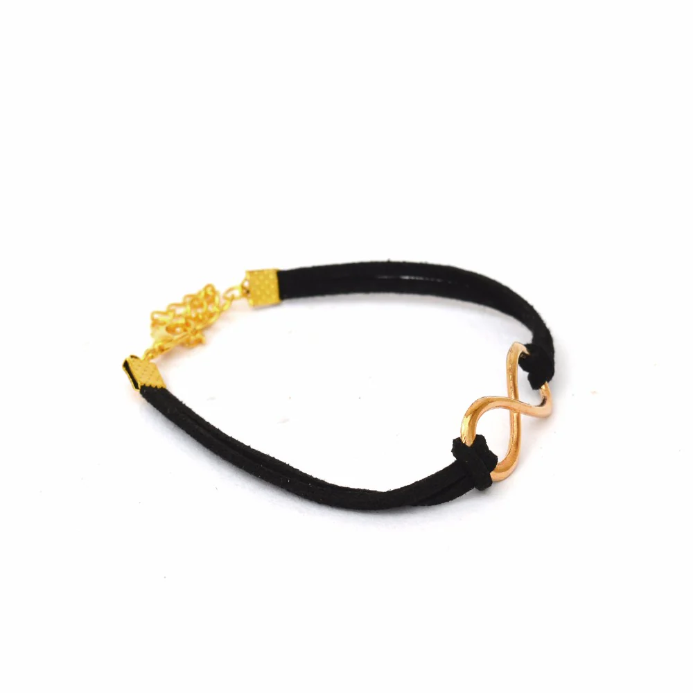 Fantasy Black and Rosegold Watch Bracelet Stack - Image 4