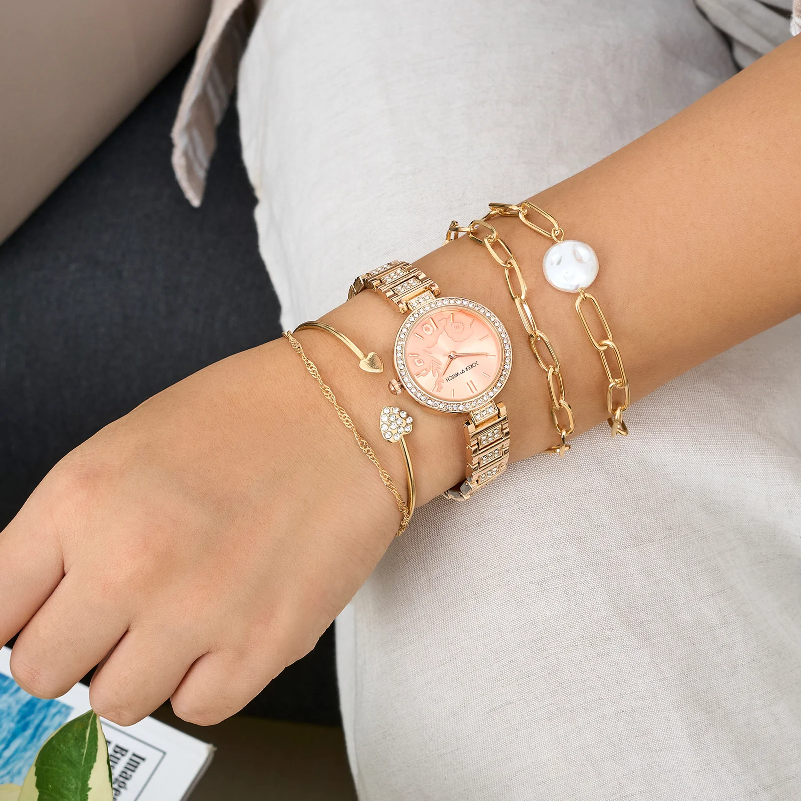 Blingcore Watch Bracelet Stack