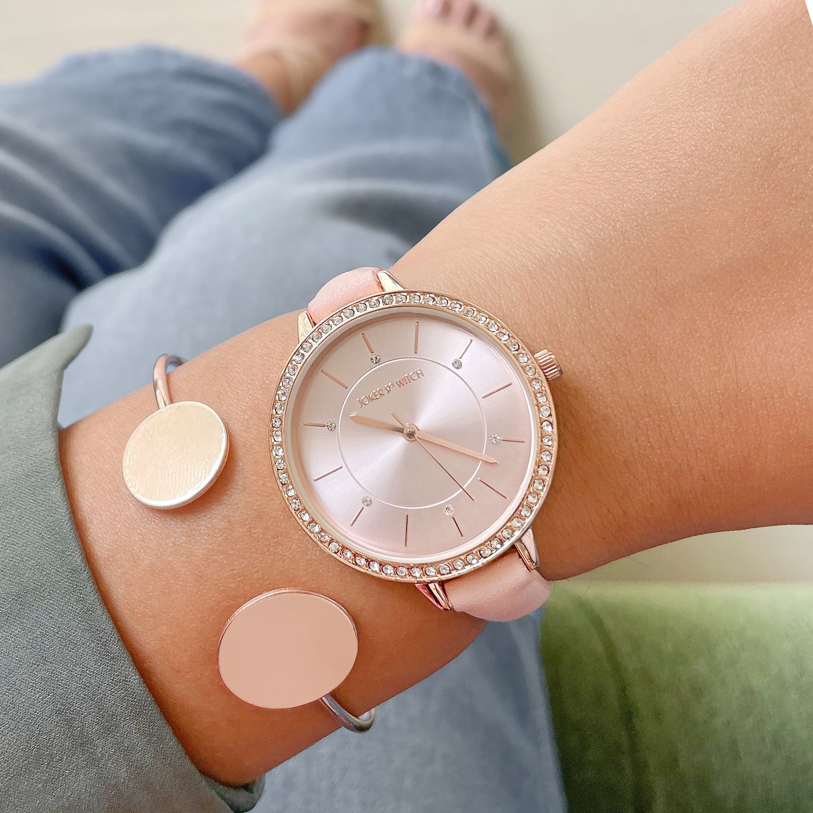 Blossom All Rosegold Watch Bracelet Stack