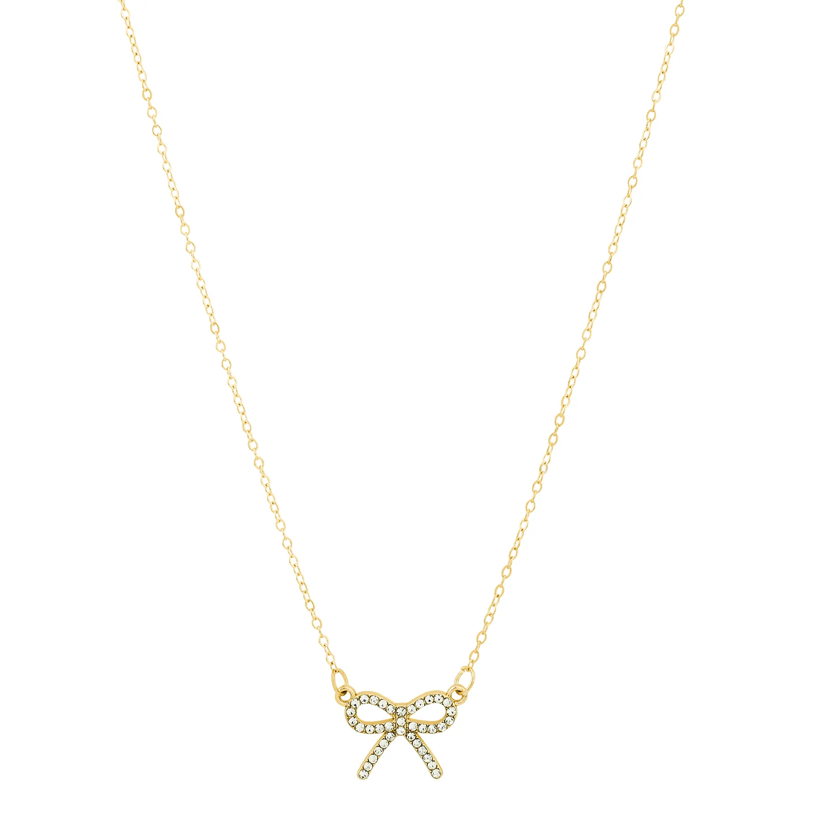 Bluette Bow Gold Love Necklace - Image 3