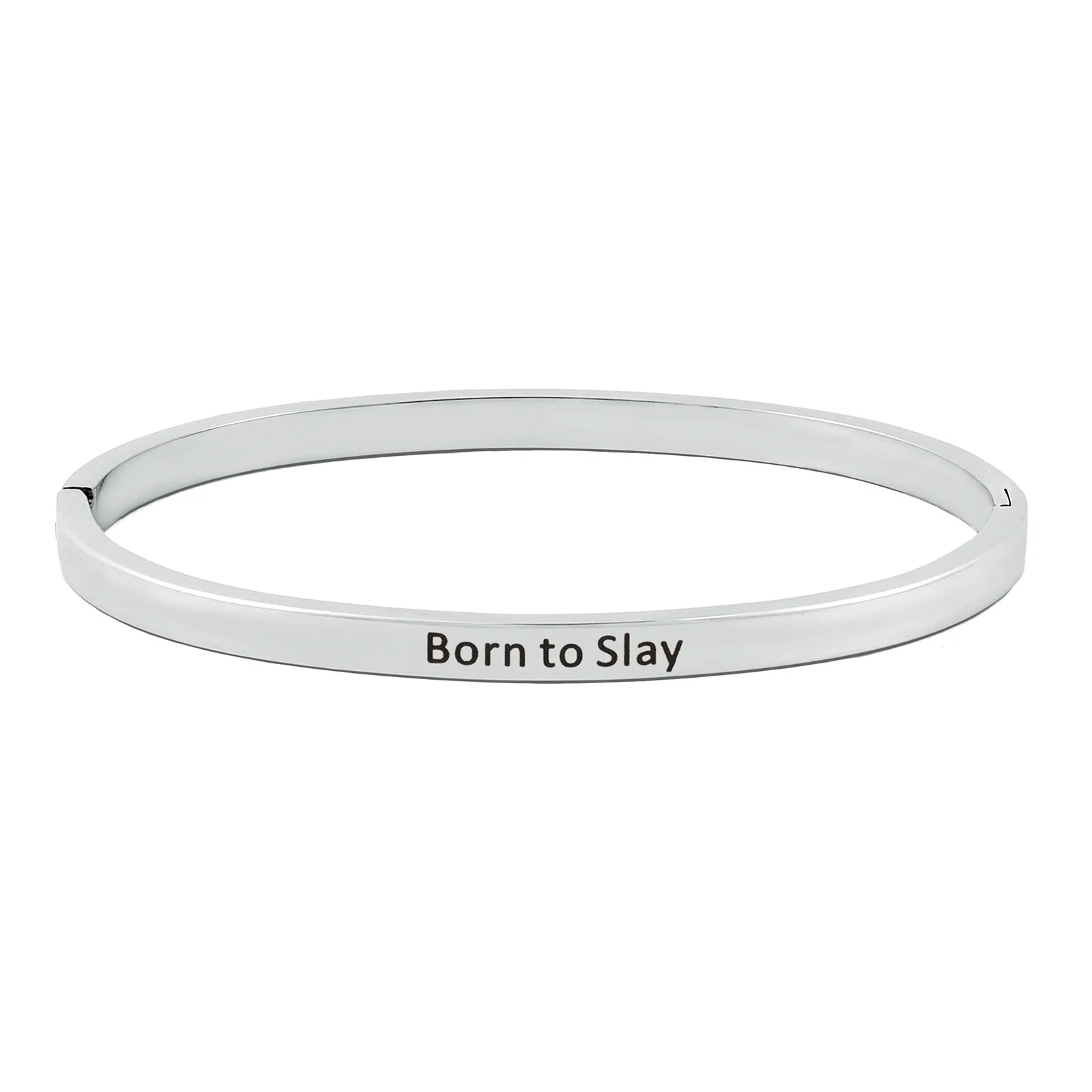 Born to Slay Silver Mantra Band - Image 3