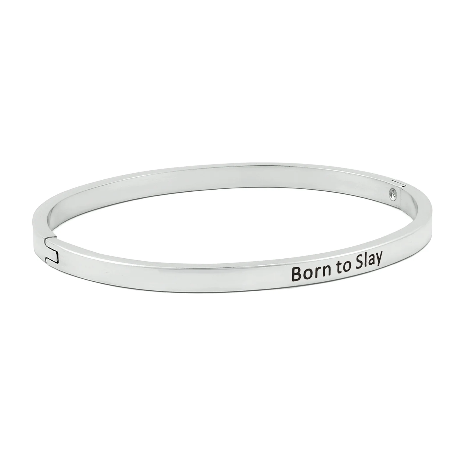 Born to Slay Silver Mantra Band - Image 4
