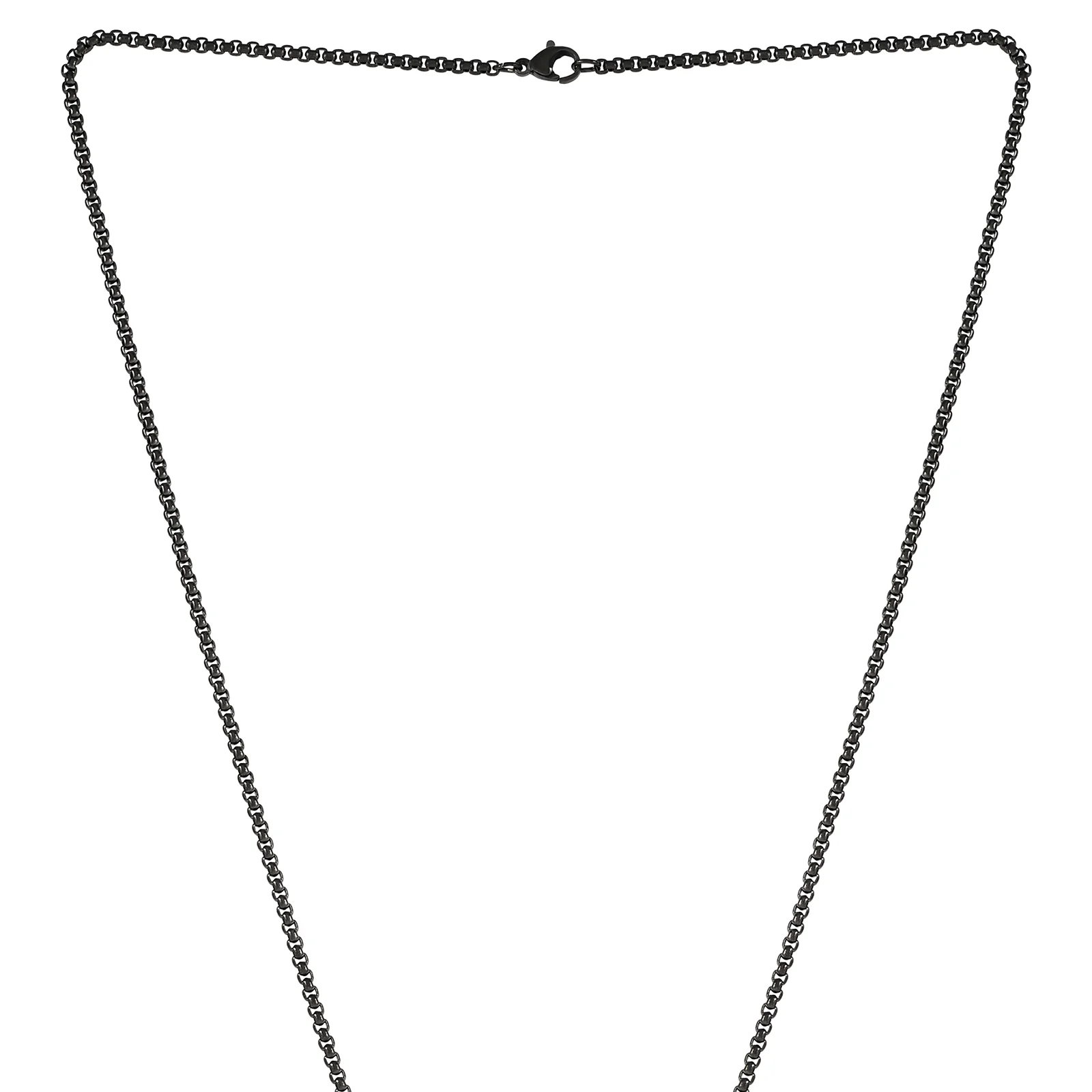 Brave Black Men's Bar Mantra Necklace - Image 5