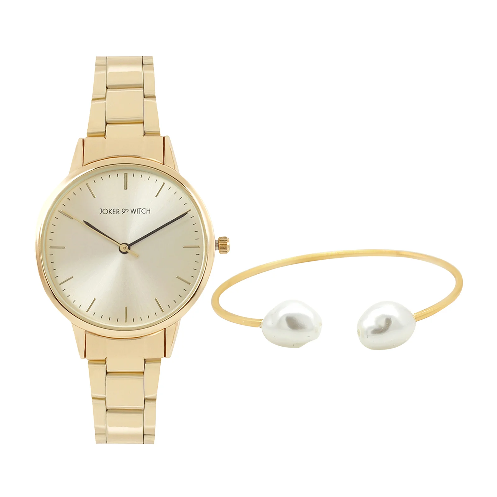 Brietta Gold Watch Bracelet Stack - Image 2