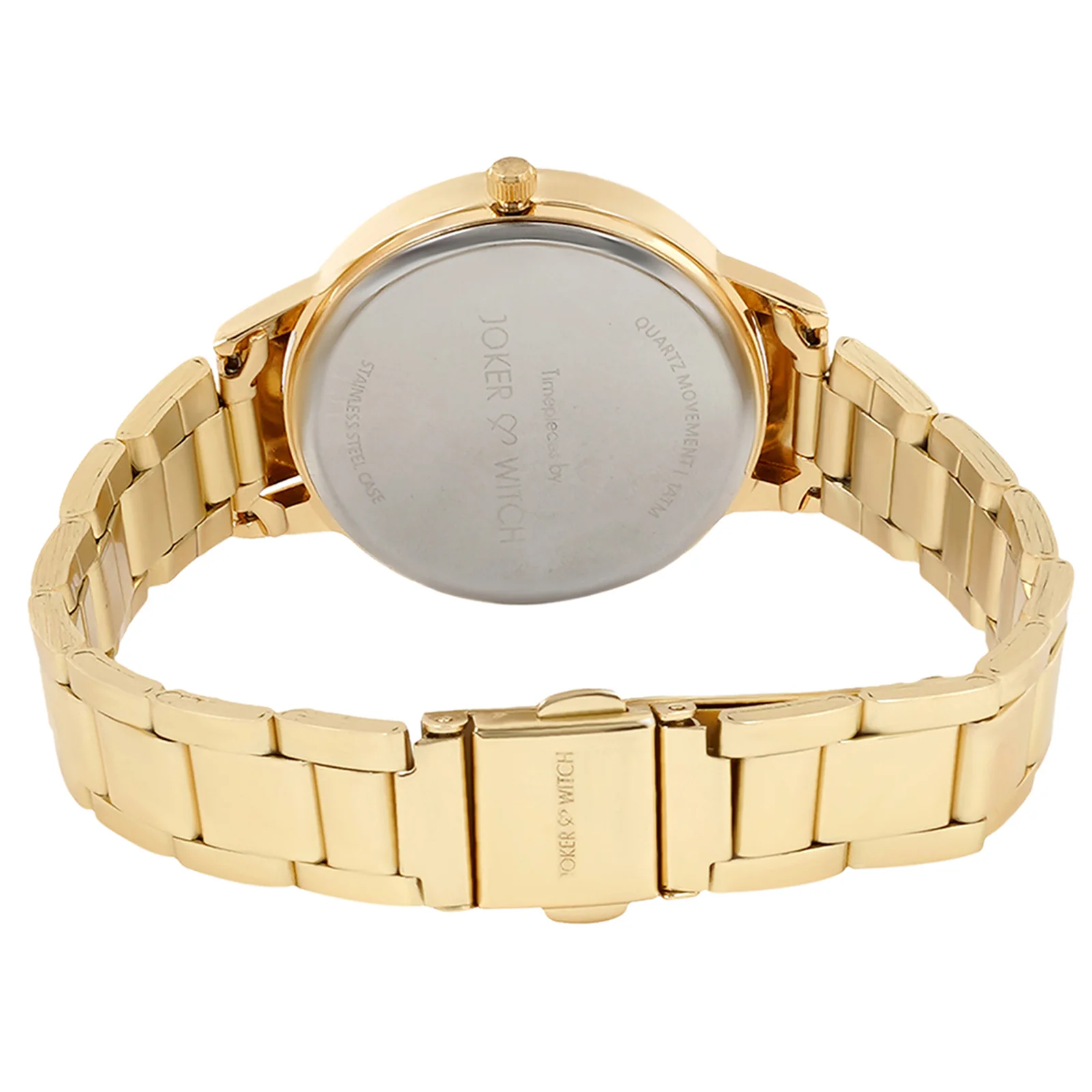 Brietta Gold Watch Bracelet Stack - Image 4
