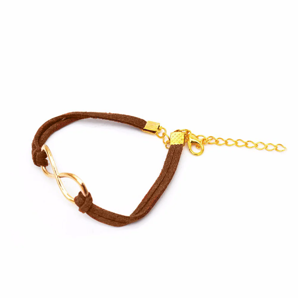 Brown Infinity Bracelet - Image 3