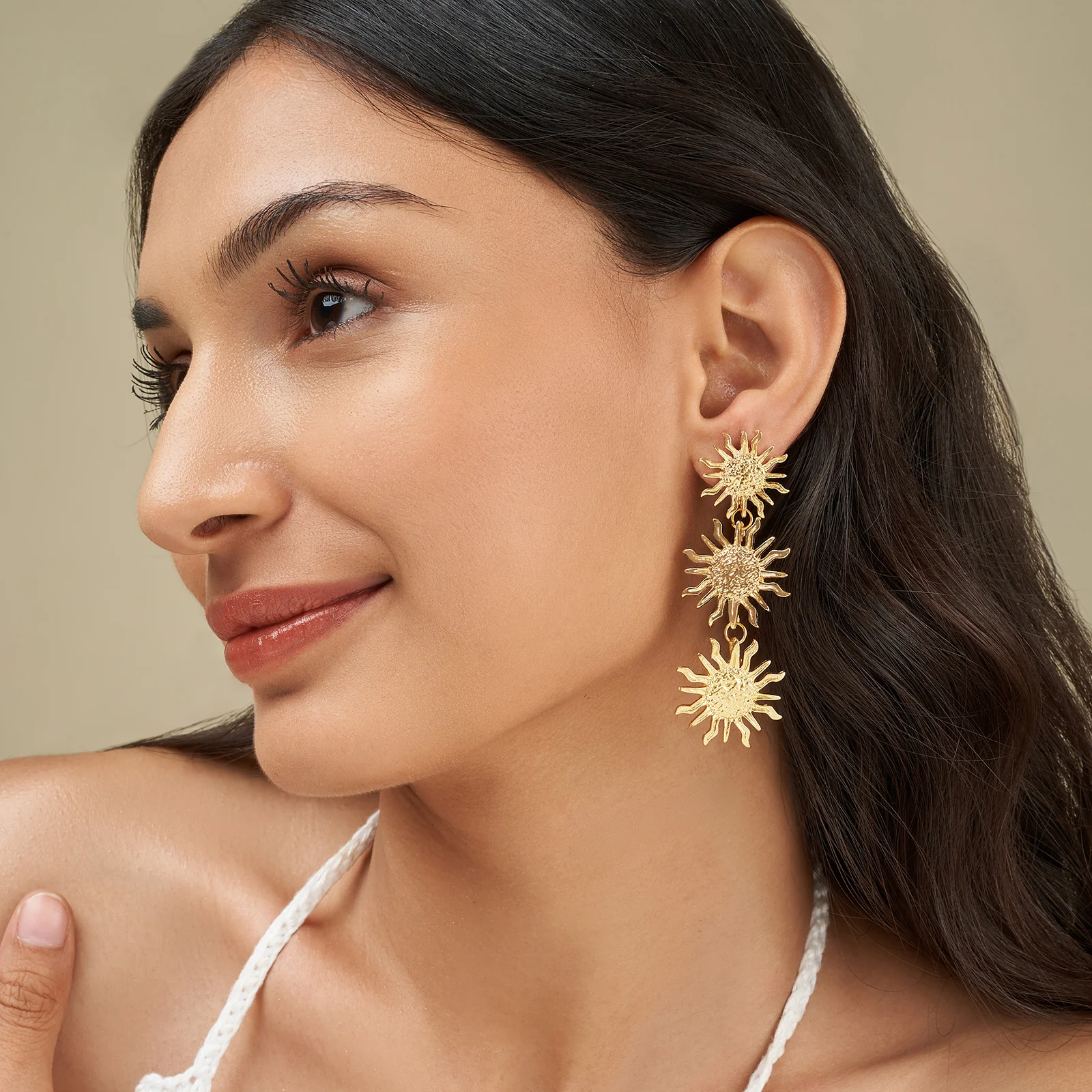 Caliope Gold Seashells Earrings - Image 2