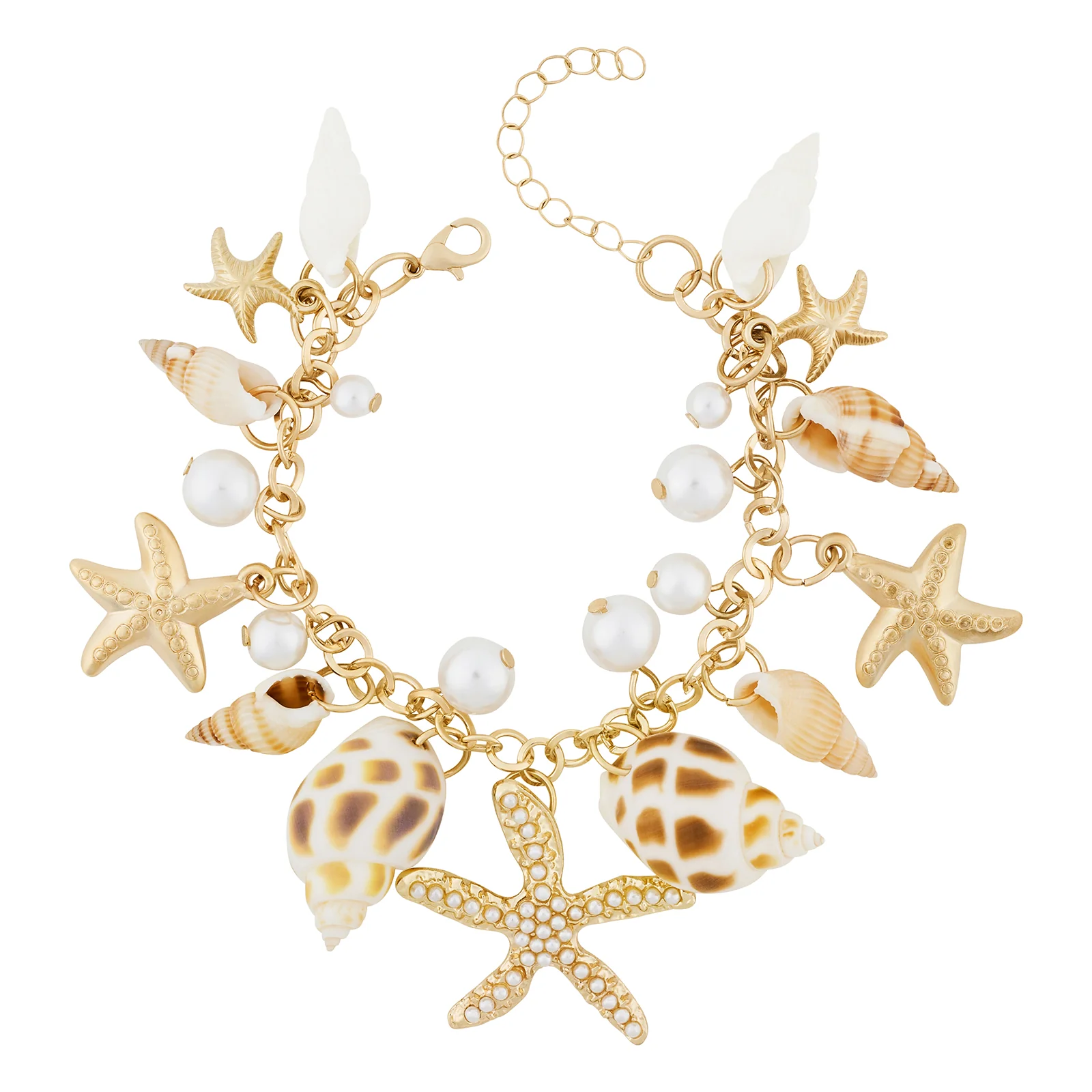 Celia Gold Seashells Bracelet - Image 4