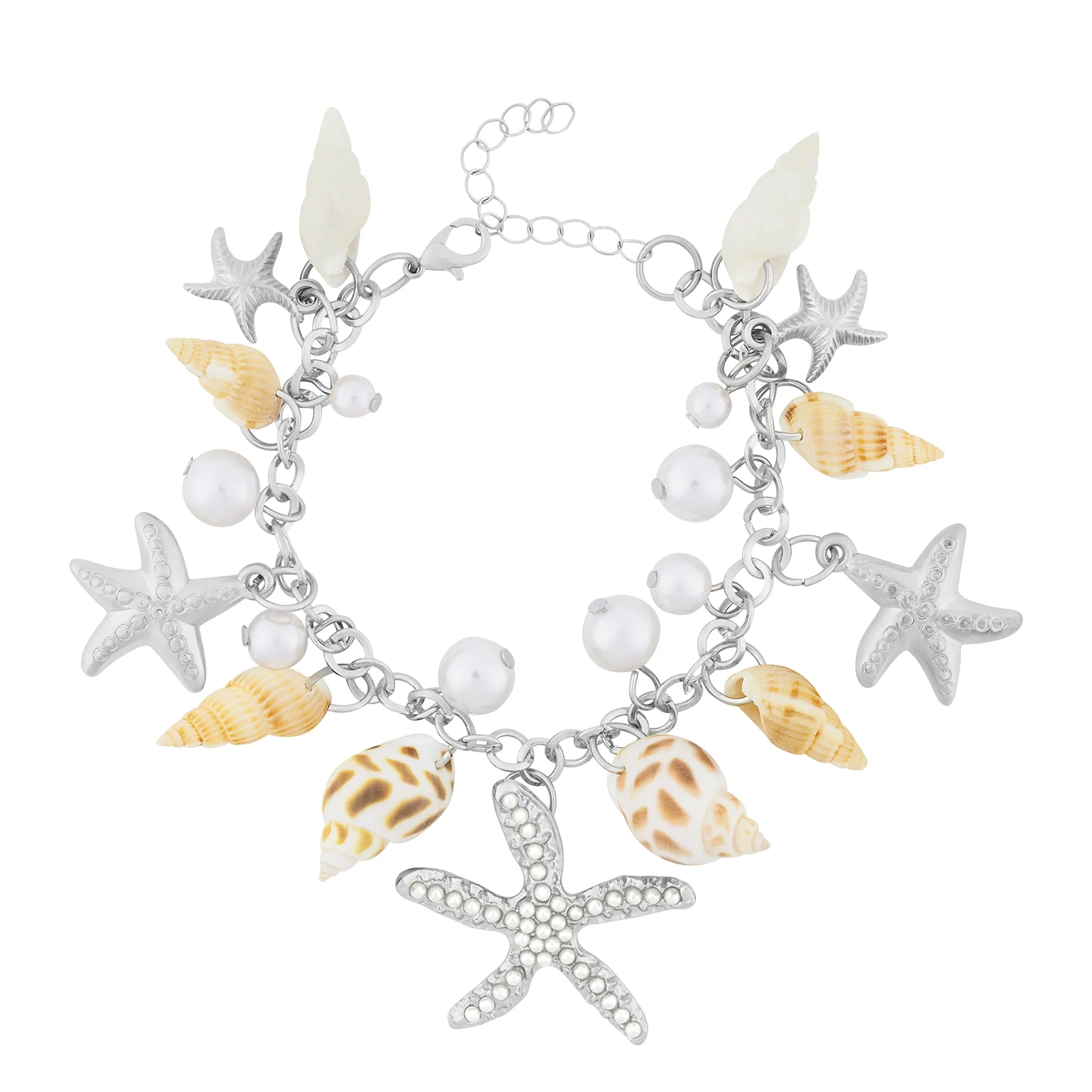 Celia Silver Seashells Bracelet - Image 3