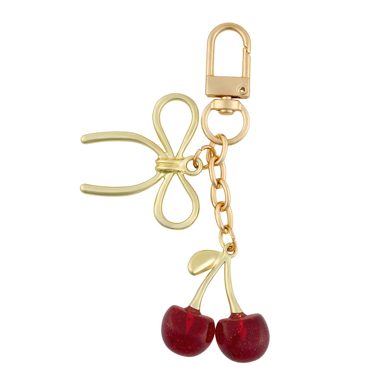 Cherry-Berry Red Bag Charm - Image 4