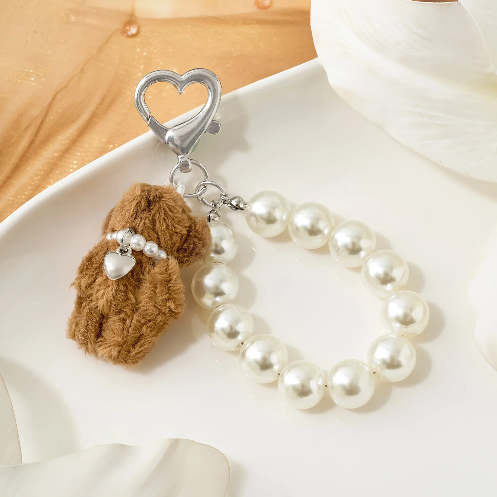 Choco Teddy Brown Bag Charm - Image 2