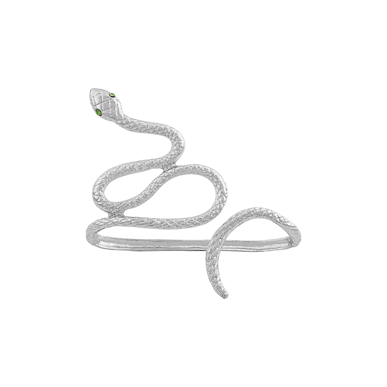 Cleora Embrace Silver Cuff Bracelet - Image 3