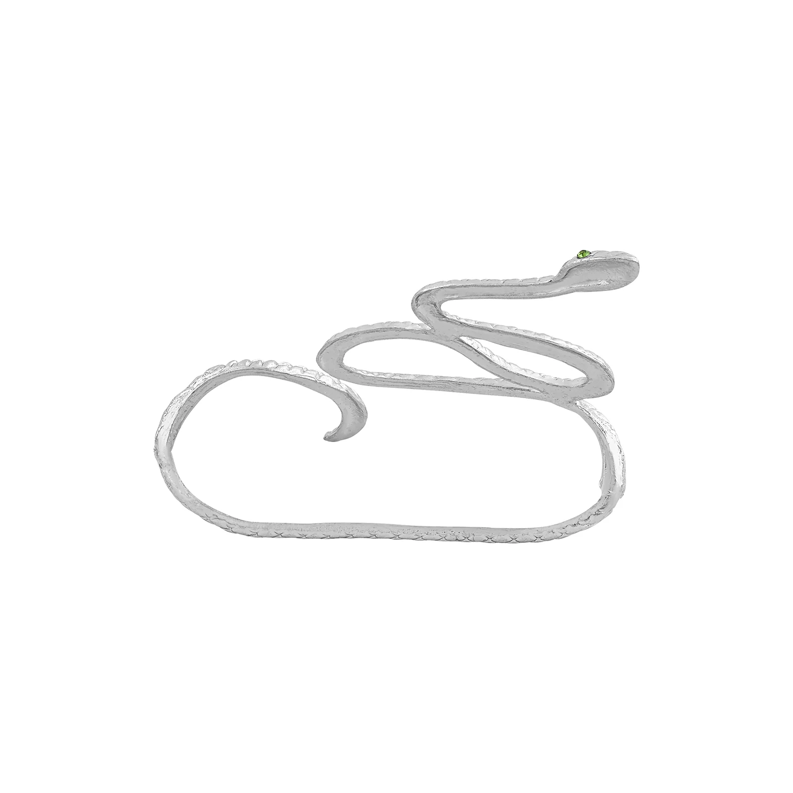 Cleora Embrace Silver Cuff Bracelet - Image 5