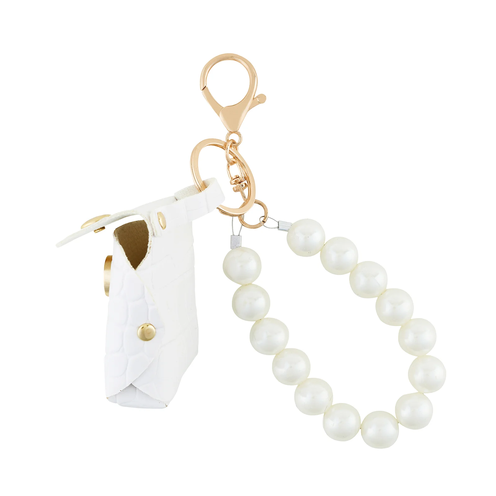 Cotton Pop White Bag Charm - Image 4