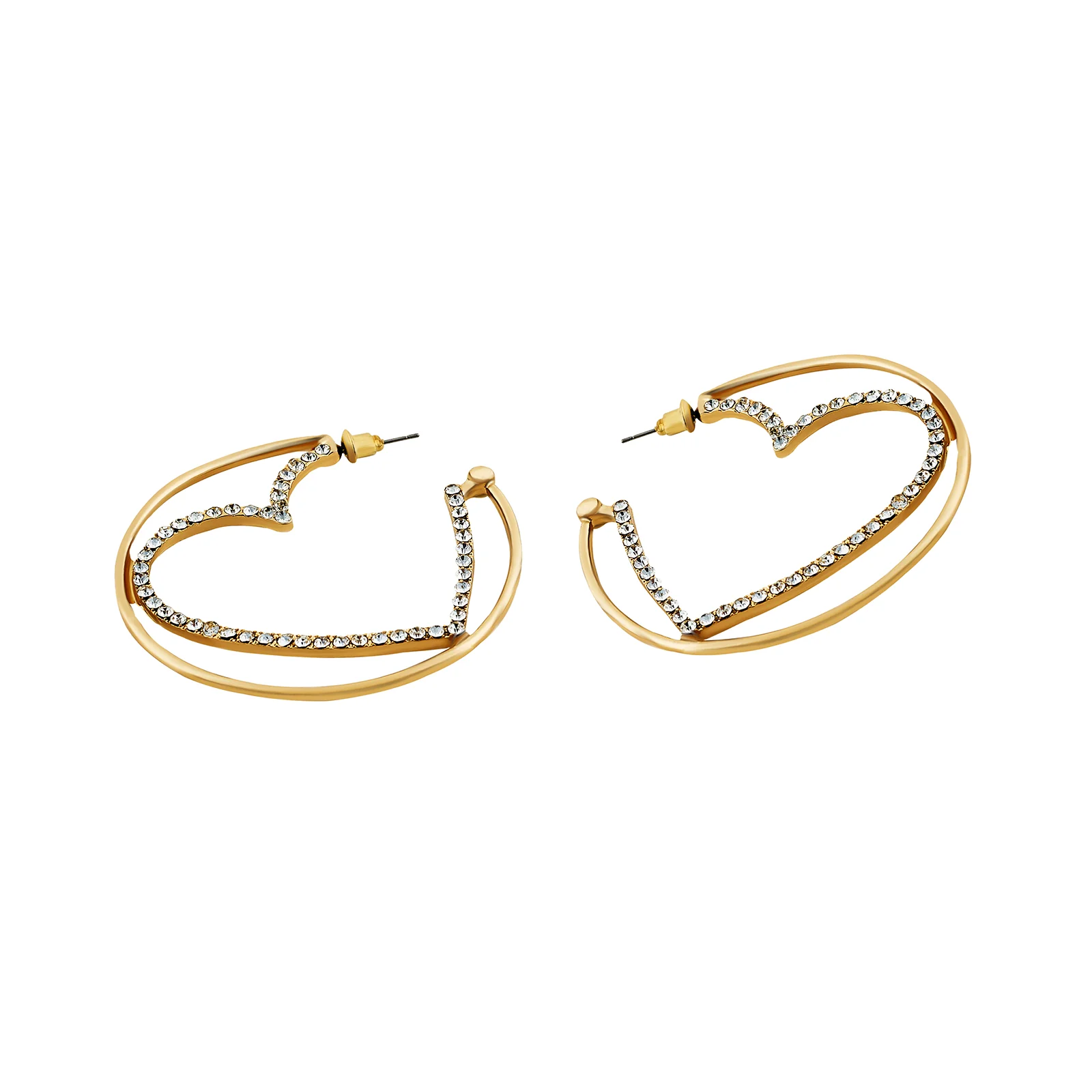Dainty Crush Gold Bling Earrings - Image 4