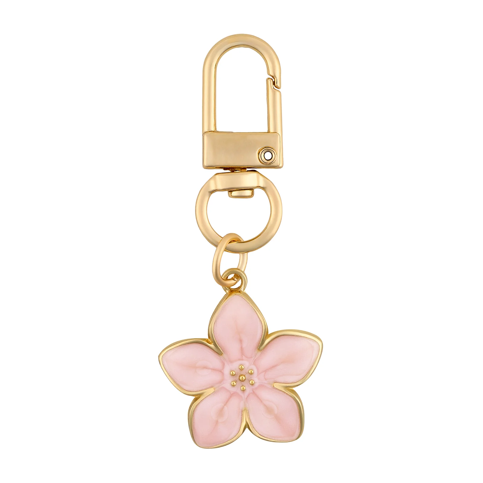 Daisy-Day Pink Floral Bag Charm - Image 3