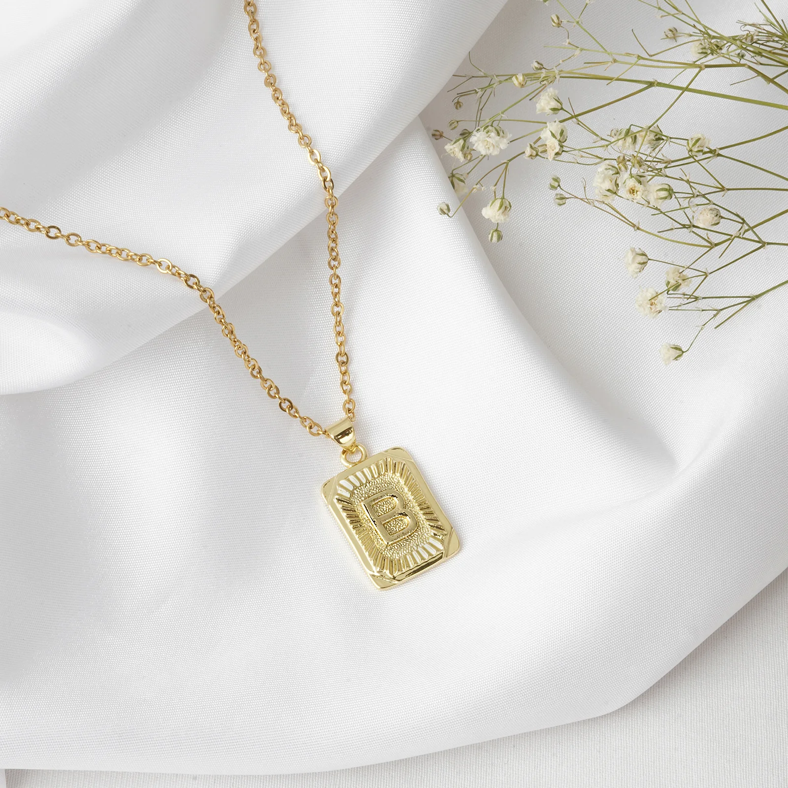 Daze Alphabet B Necklace