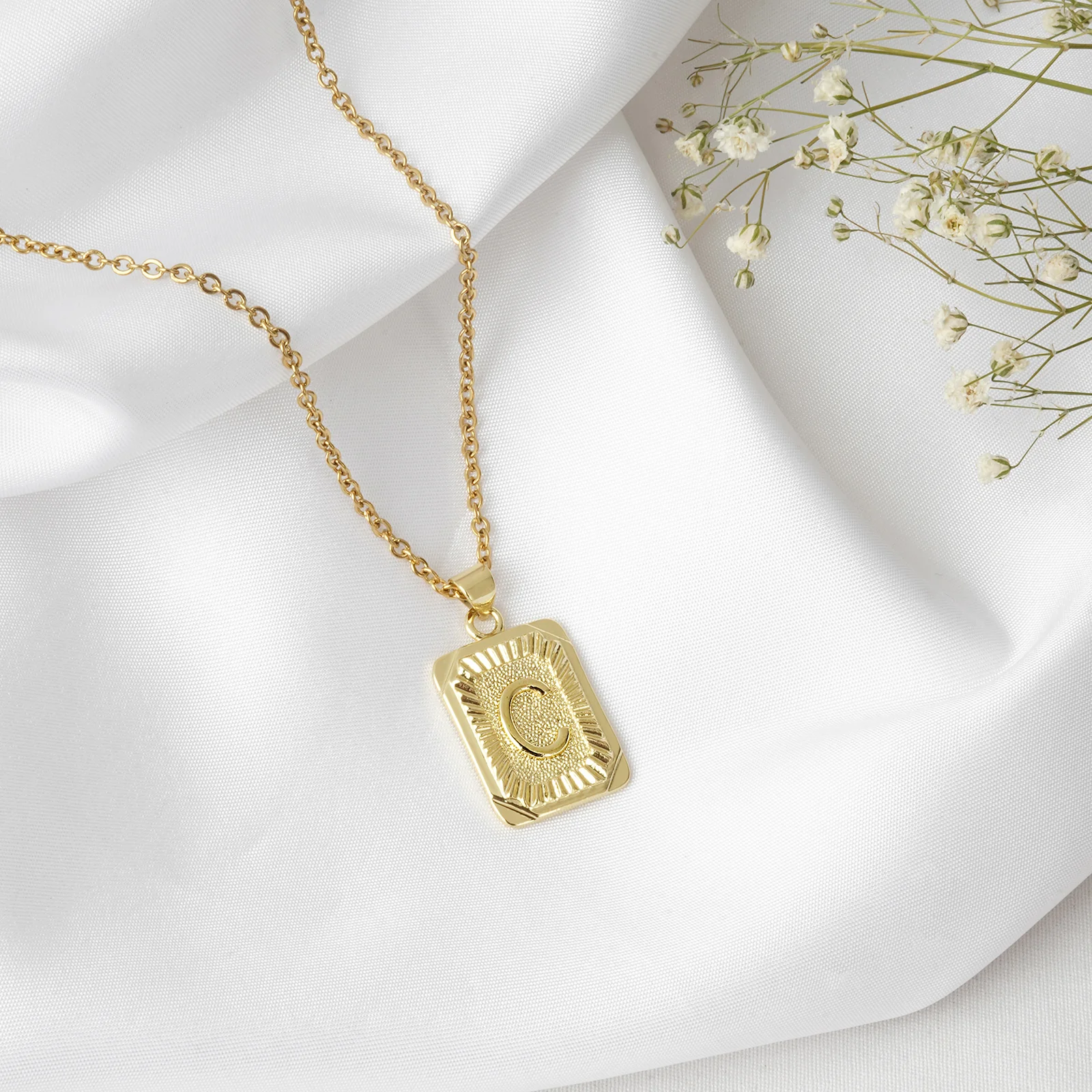 Daze Alphabet C Necklace