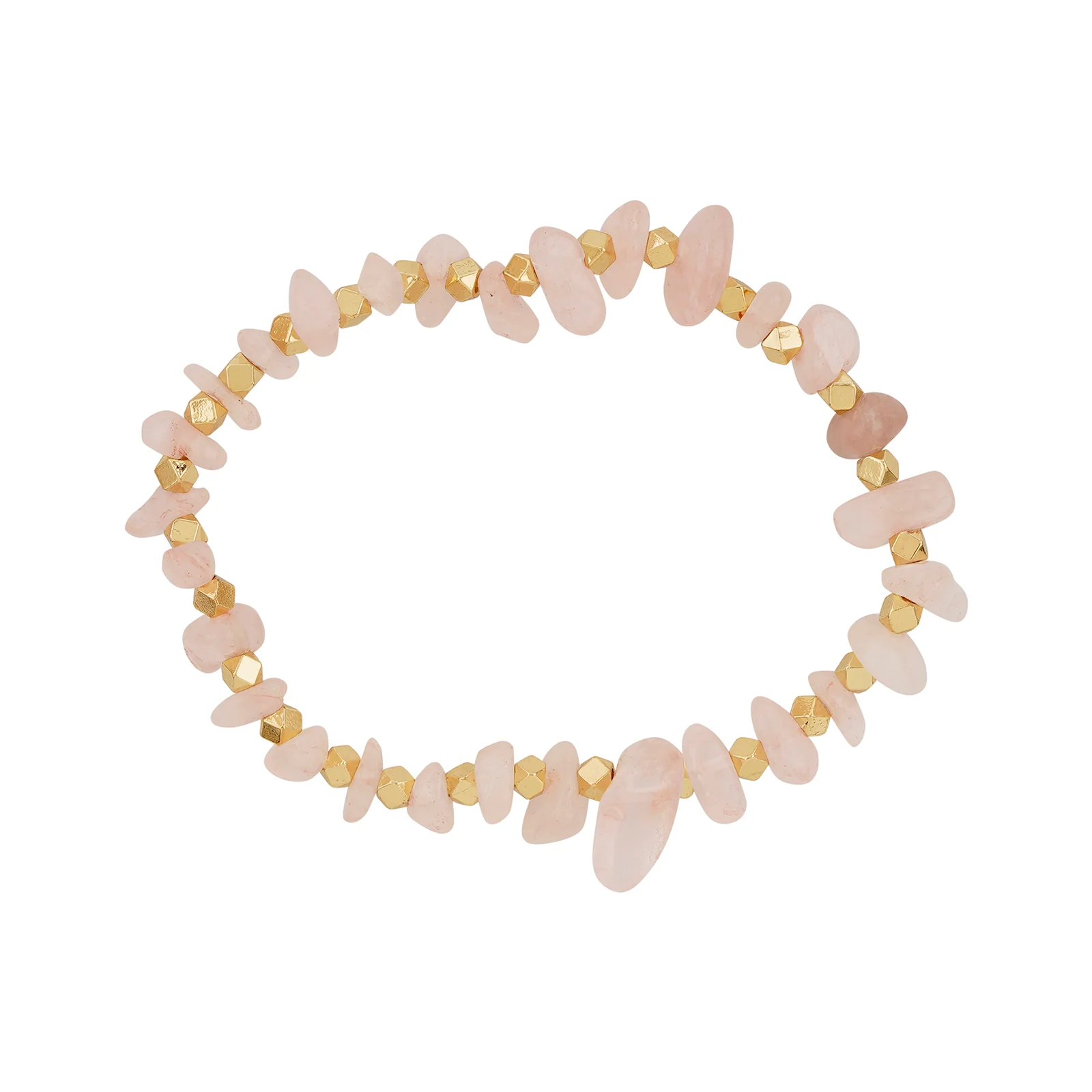 Death By A Thousand Cuts Light Pink Beaded Bracelet - Image 5
