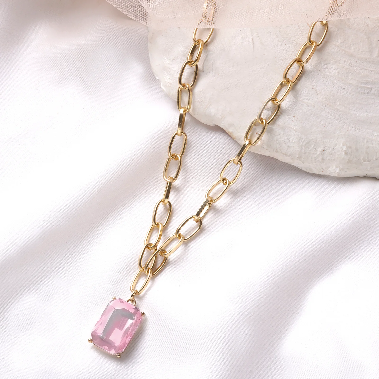 Bewitched Delicate Purple Charm Necklace - Image 2