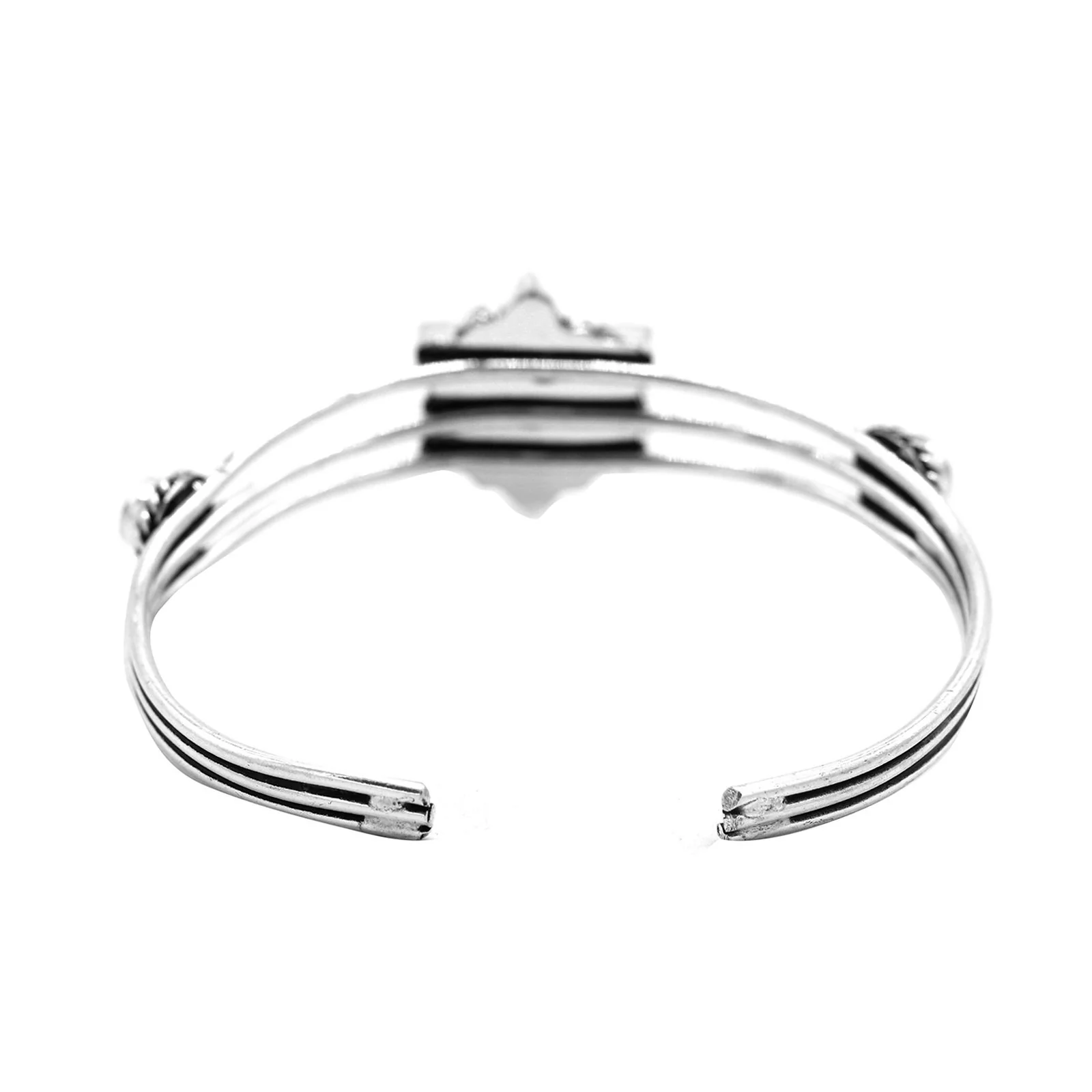 Dhatri Black Silver Oxidized Bracelet - Image 6