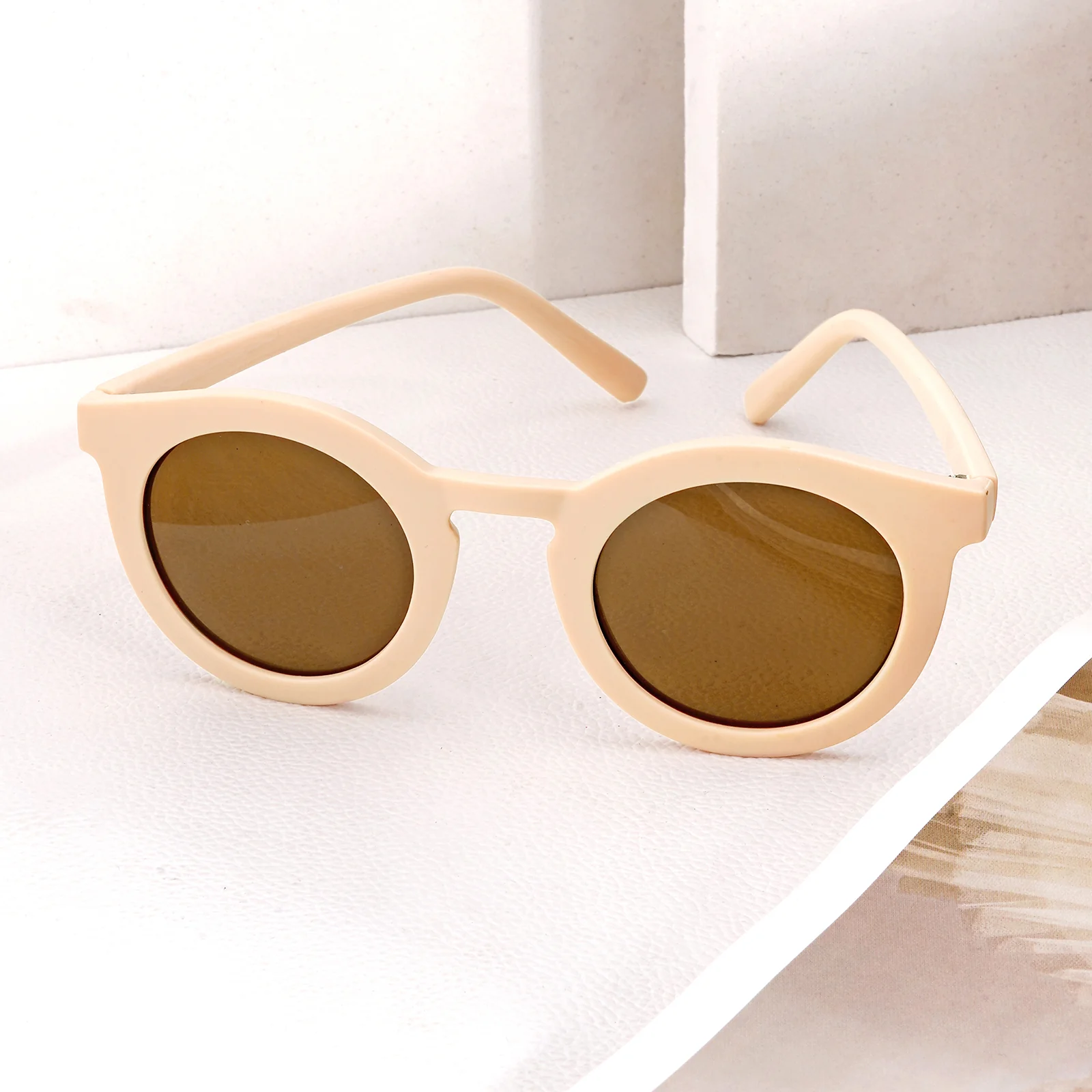 Dion Pink Clubmaster Sunglasses