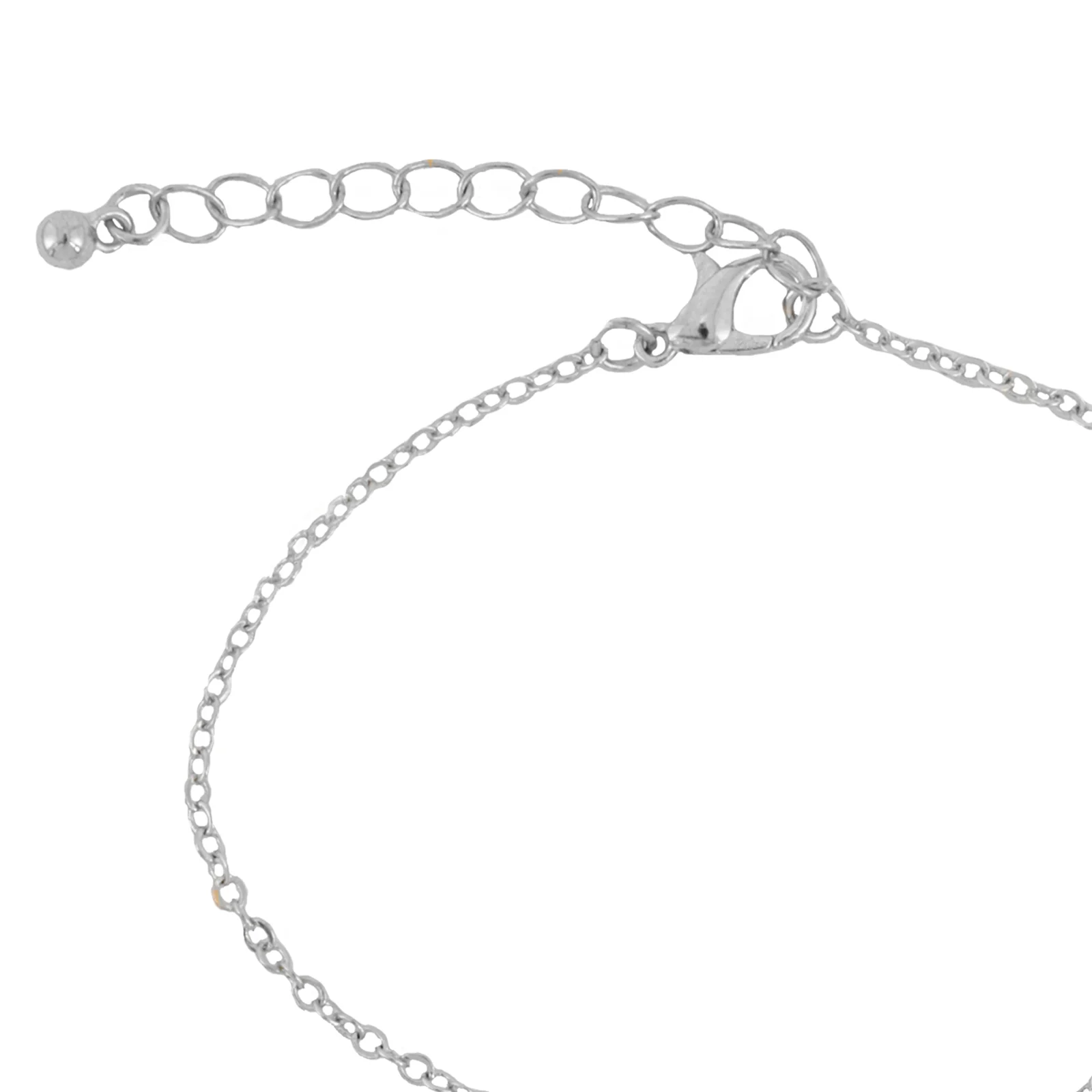 Bewitched Double Heart Silver Linked Bracelet - Image 3