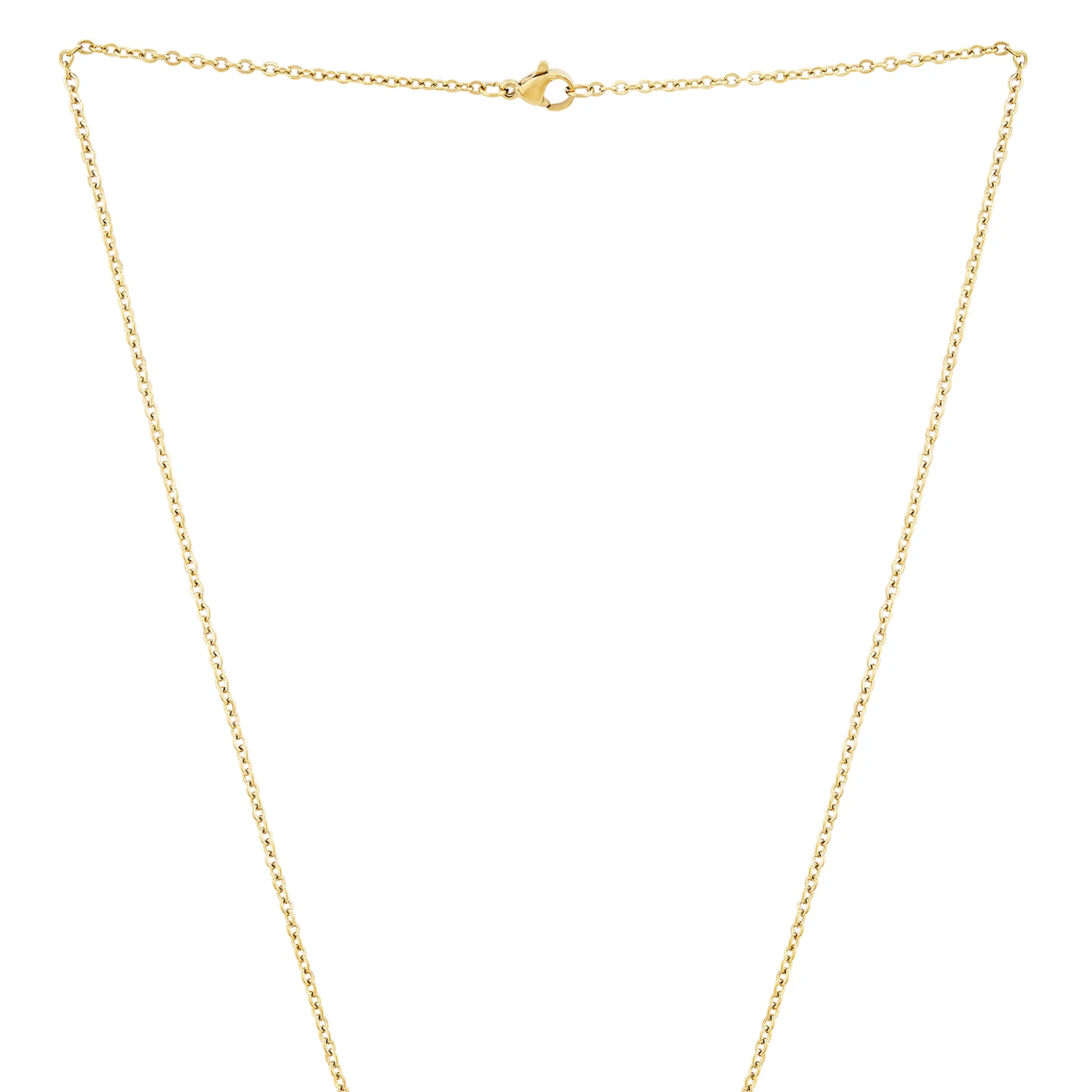 Dragonfly Gold Women's Round Mantra Necklace - Image 4