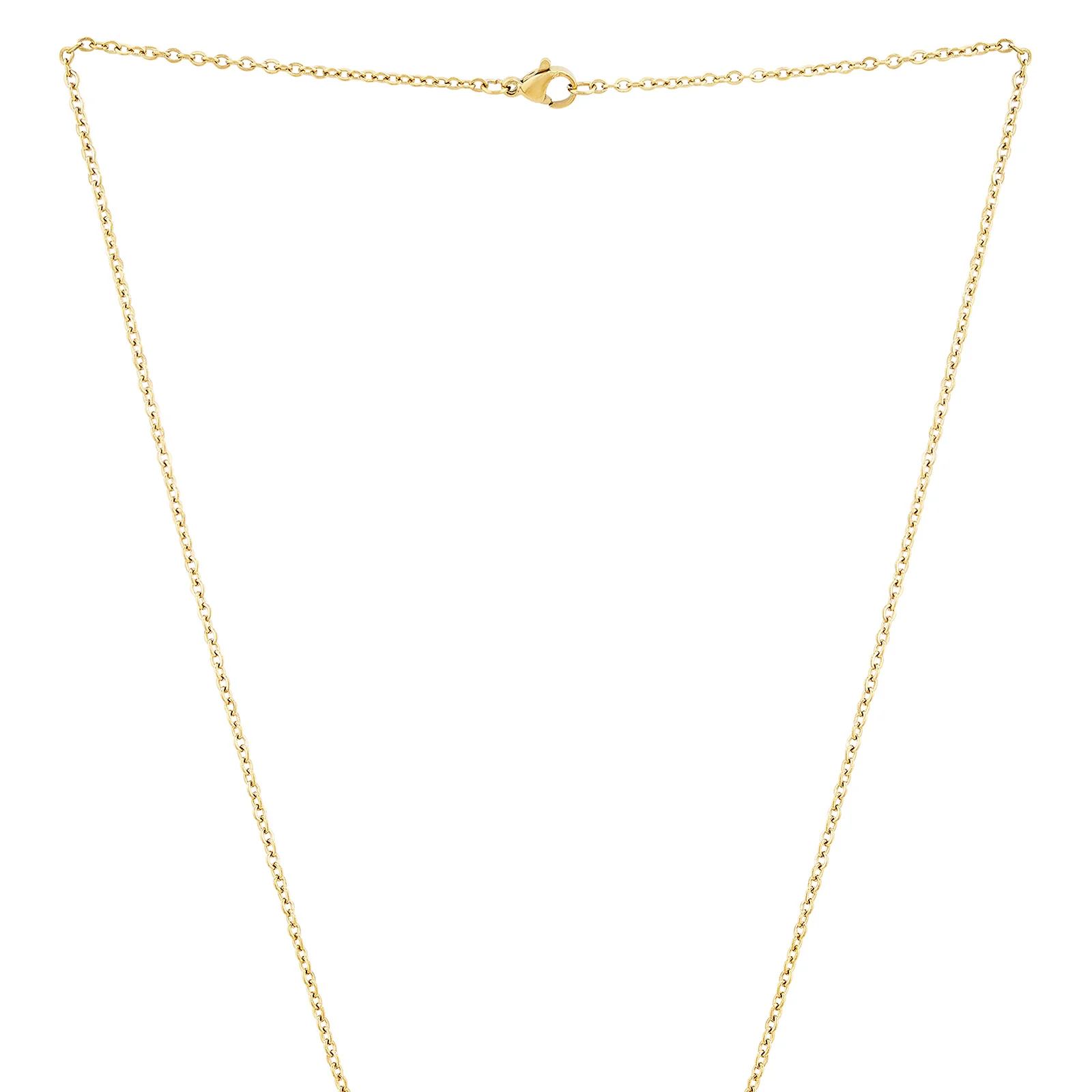 Dreamer Gold Women's Round Mantra Necklace - Image 4