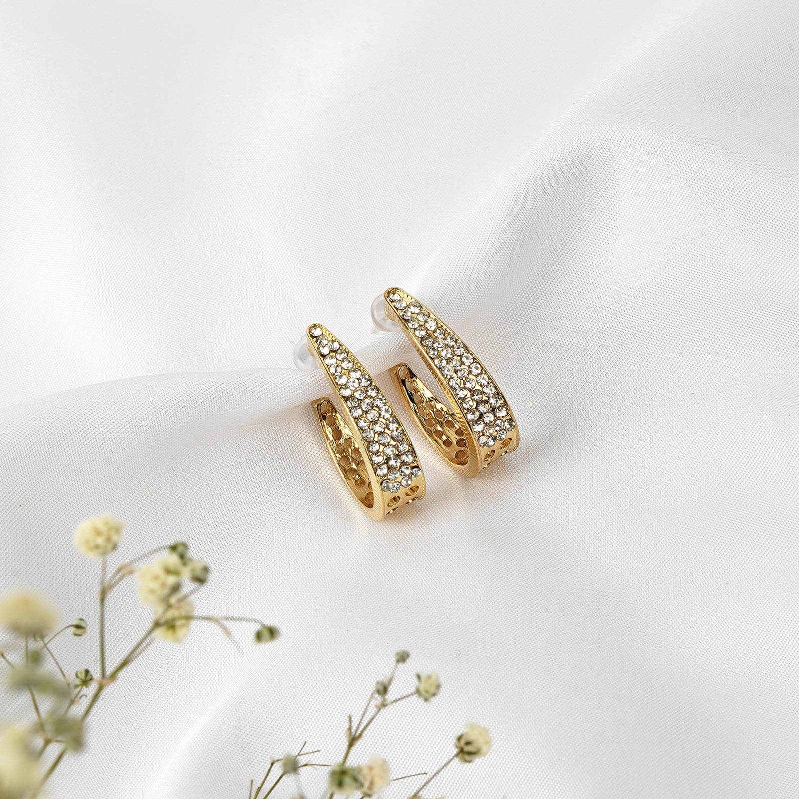 Drippy Gold Hoops